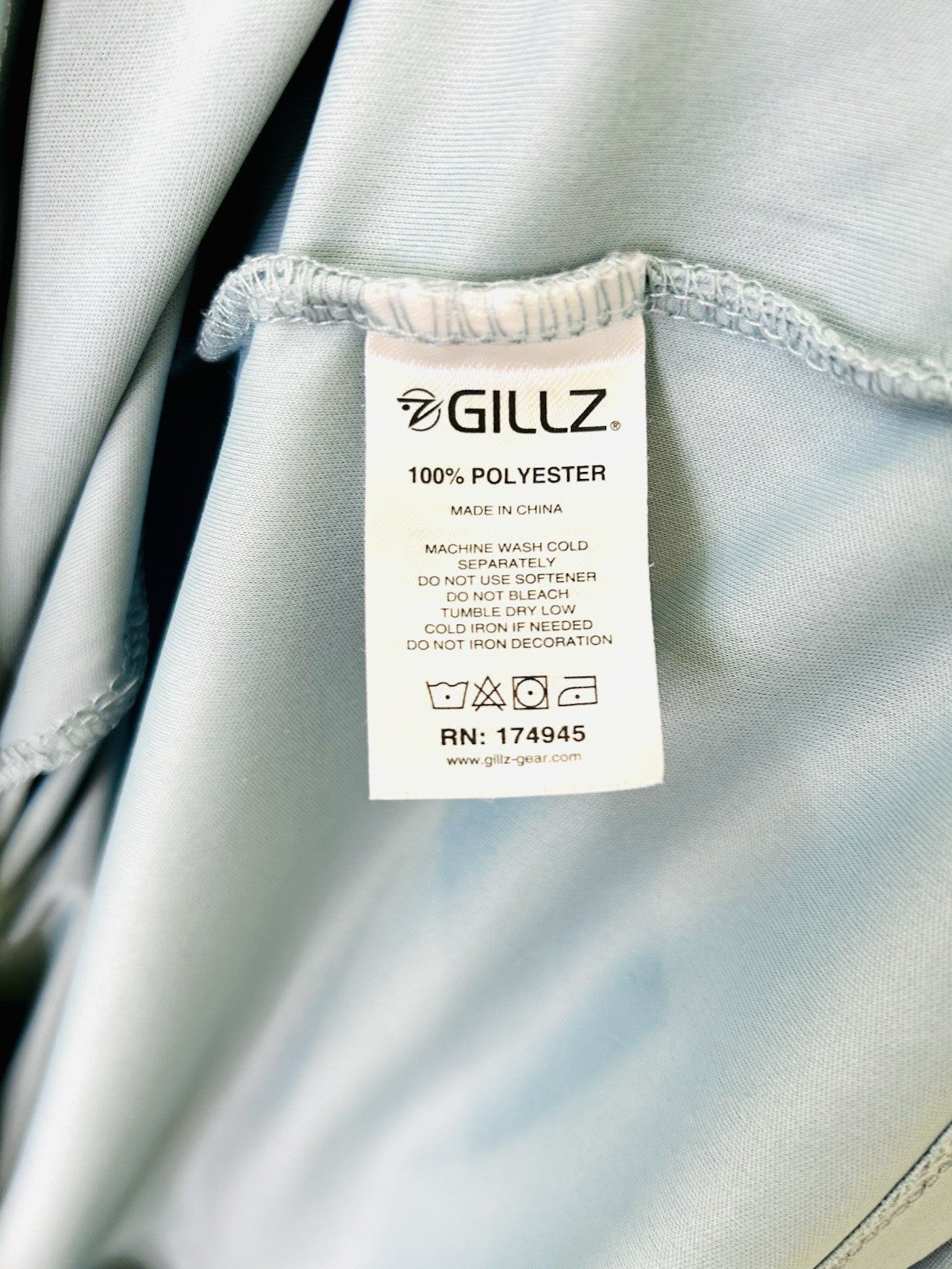 Gillz Pro Series Men's Long Sleeve Shirt | Powder Blue | Size XL