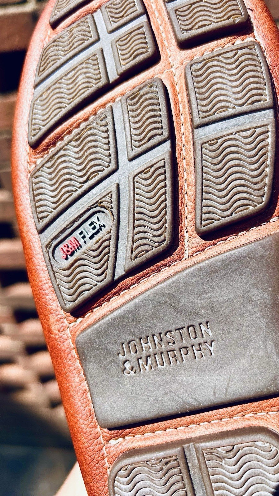 Johnson & Murphy Men’s 8M / Brown Leather Driving Loafers / J&M Flex / See Pics!