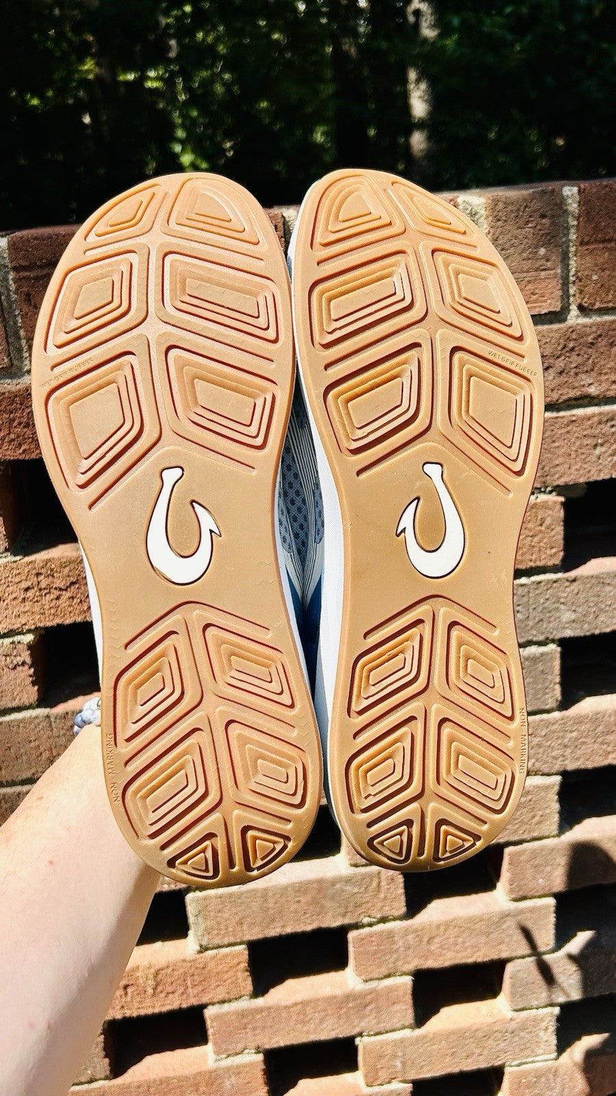 NWOT OLUKAI Men's Ahi Marine Shoe | Blue Pearl/White Sand | Size 14 | $150 New