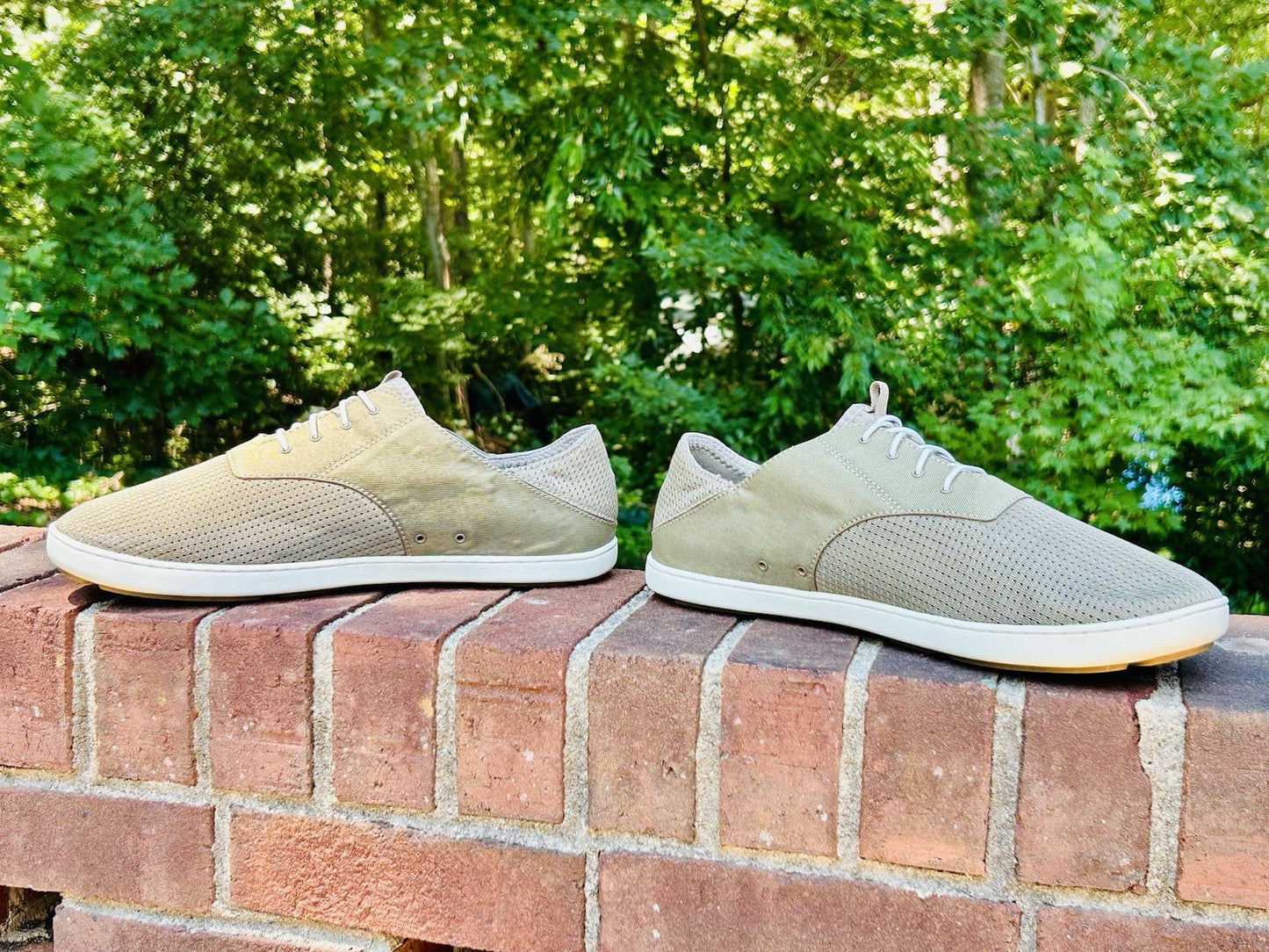 OluKai Nohea Moku Men's Size 12 Boat Shoes Slip On Drop Heel | Clay & Tapa