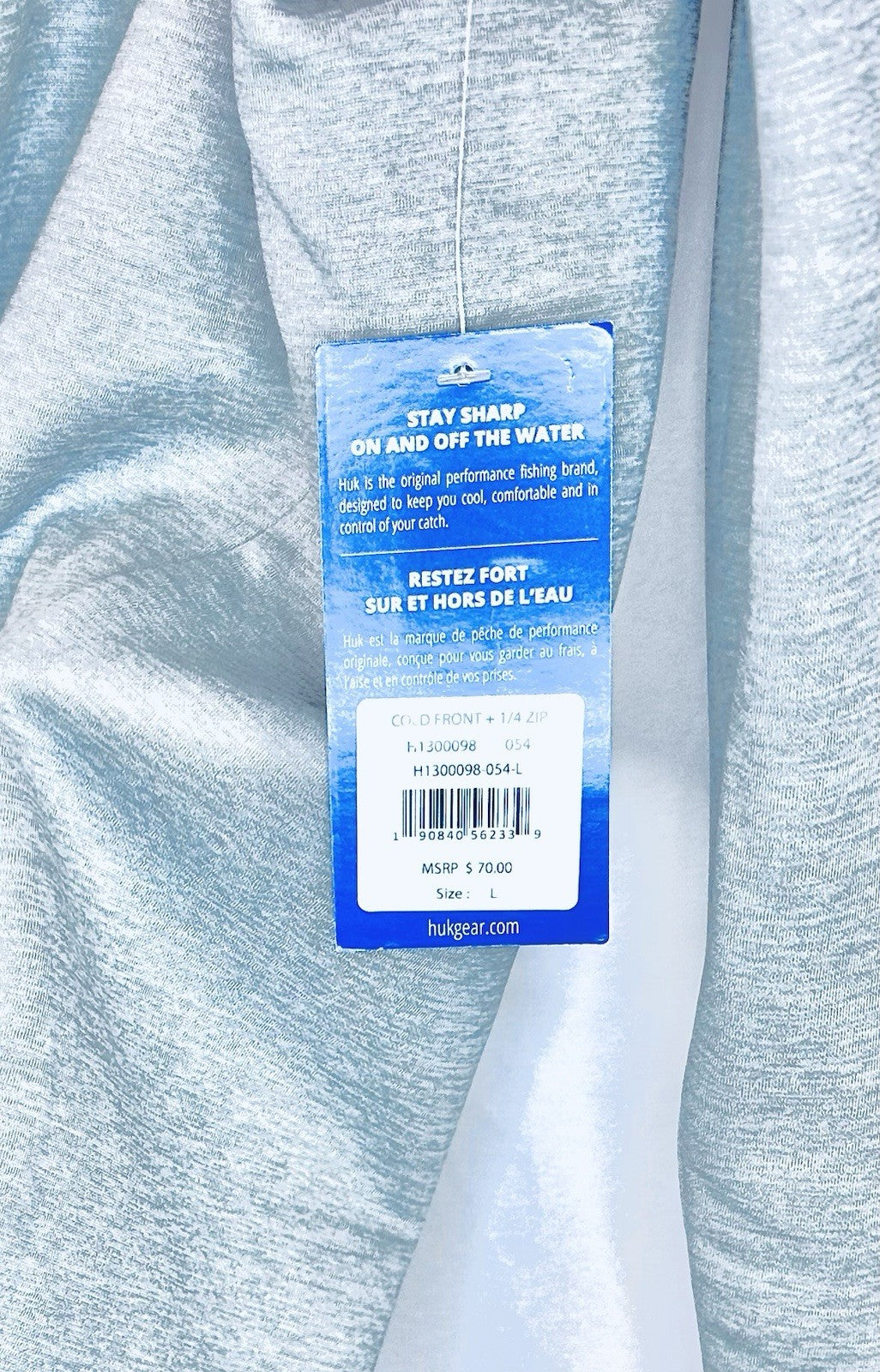 NWT Huk Performance Fishing Coldfront 1/4 Zip Pullover | Mens Large | Retail $70