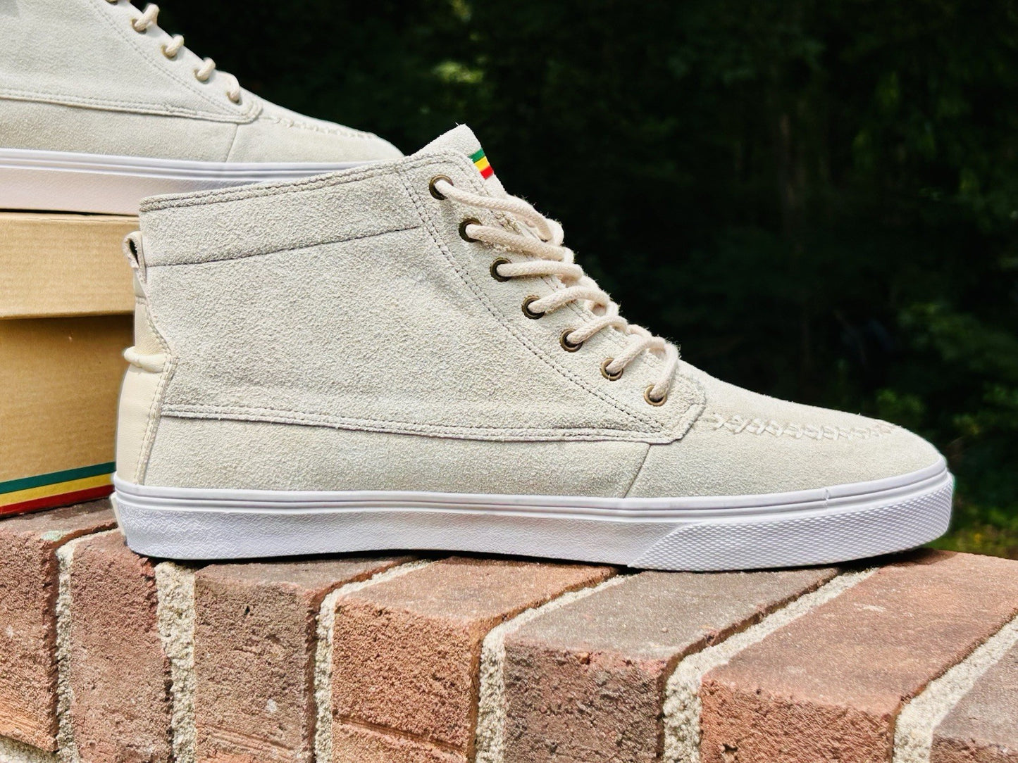 *NIB* RARE🔥 Bob Marley Legend Chukka Boots Moc Toe Tan Leather Sneakers Size 12