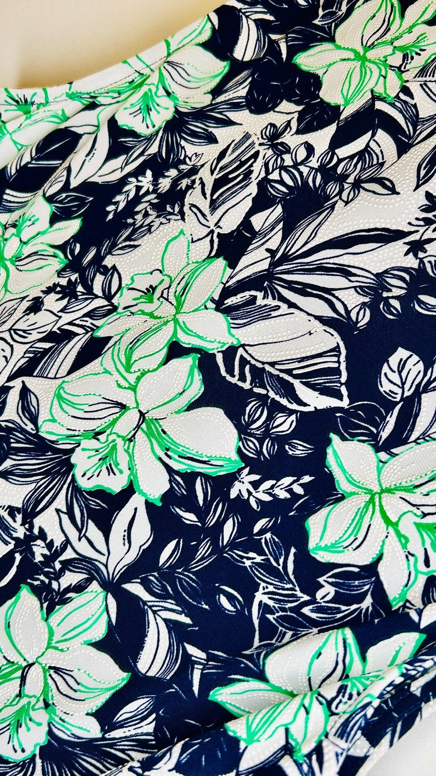 Espresso Los Angeles SZ Medium multicolor top Floral Green/Blue