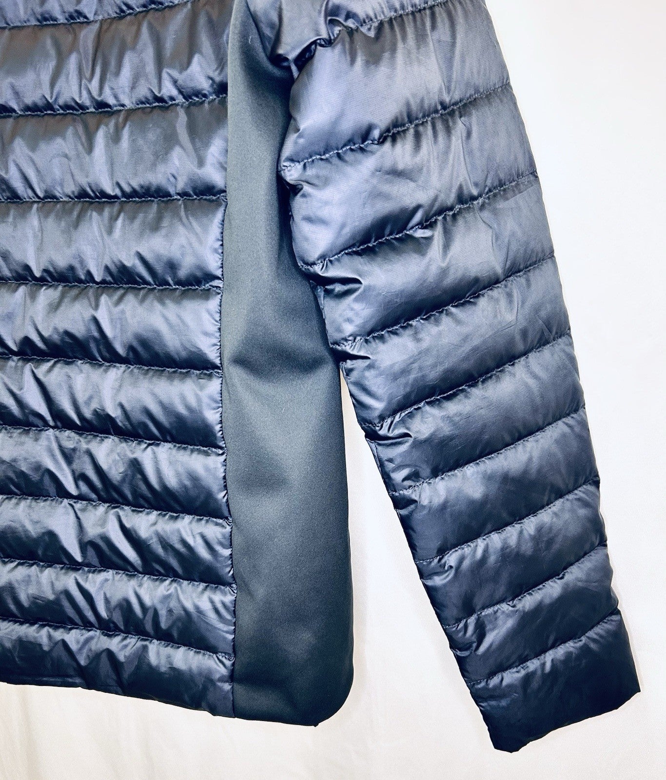 Emporio Armani EA7 Down Jacket Navy Quilted Mens Large With COA | $249 Retail