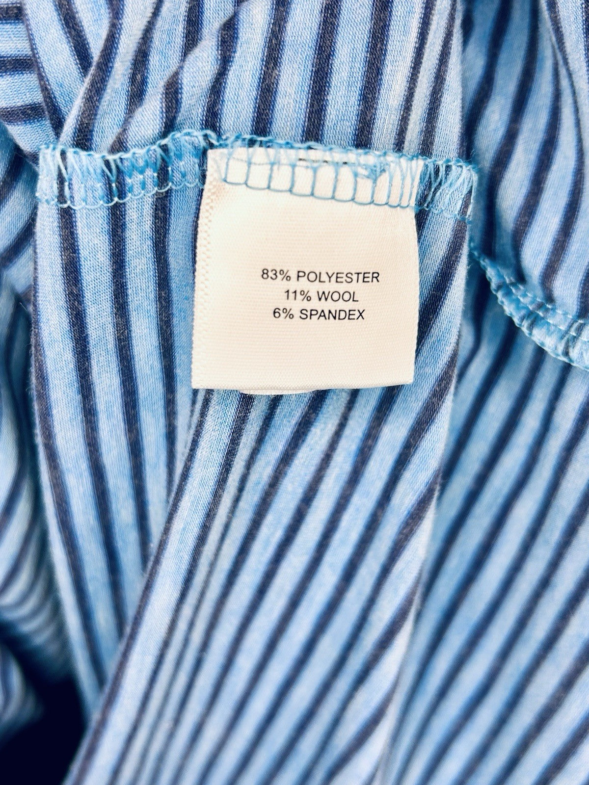 Peter Millar Crown Crafted Mens M Blue Striped Golf Polo Performance | New $120