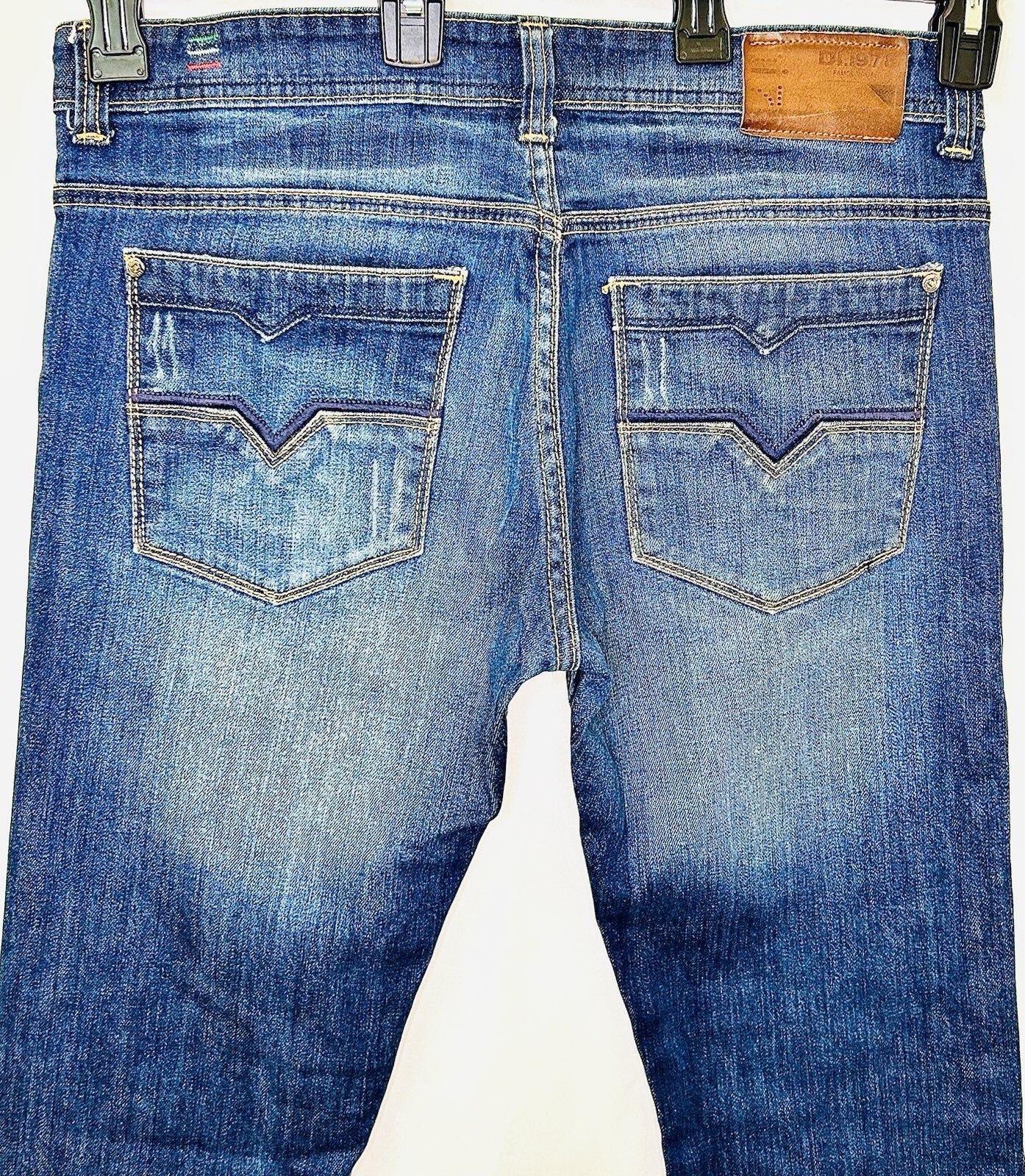 Diesel Larkee Jeans Men's Regular Straight Leg Size 34x30 Dark Wash