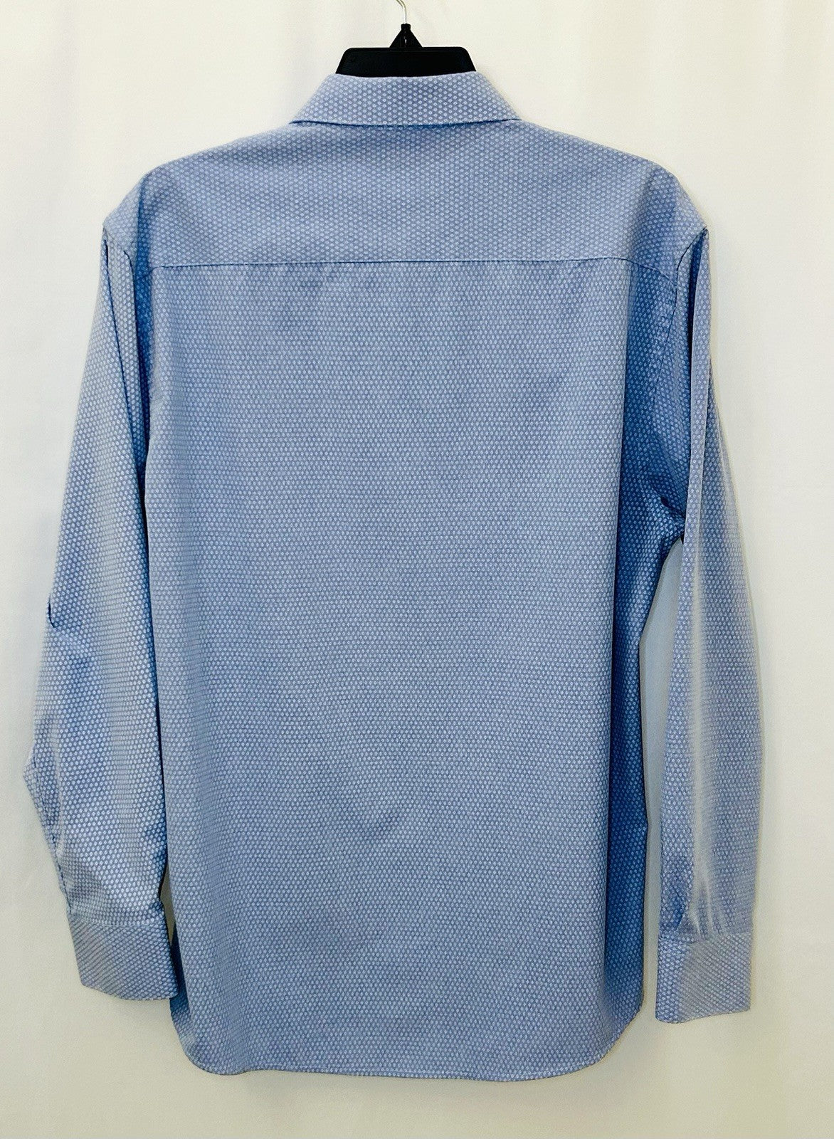 Lucky Brand Blue 4 Way Stretch Button Down Shirt Slim Fit Large 16/16.5-32/33