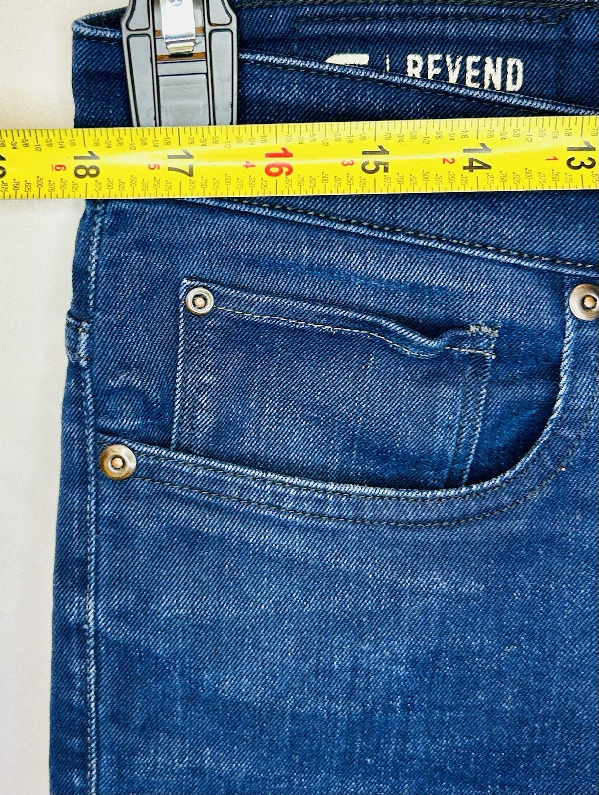 G-Star Raw Jeans Men’s 34x30 Blue Denim Revend Super Slim | Tapered