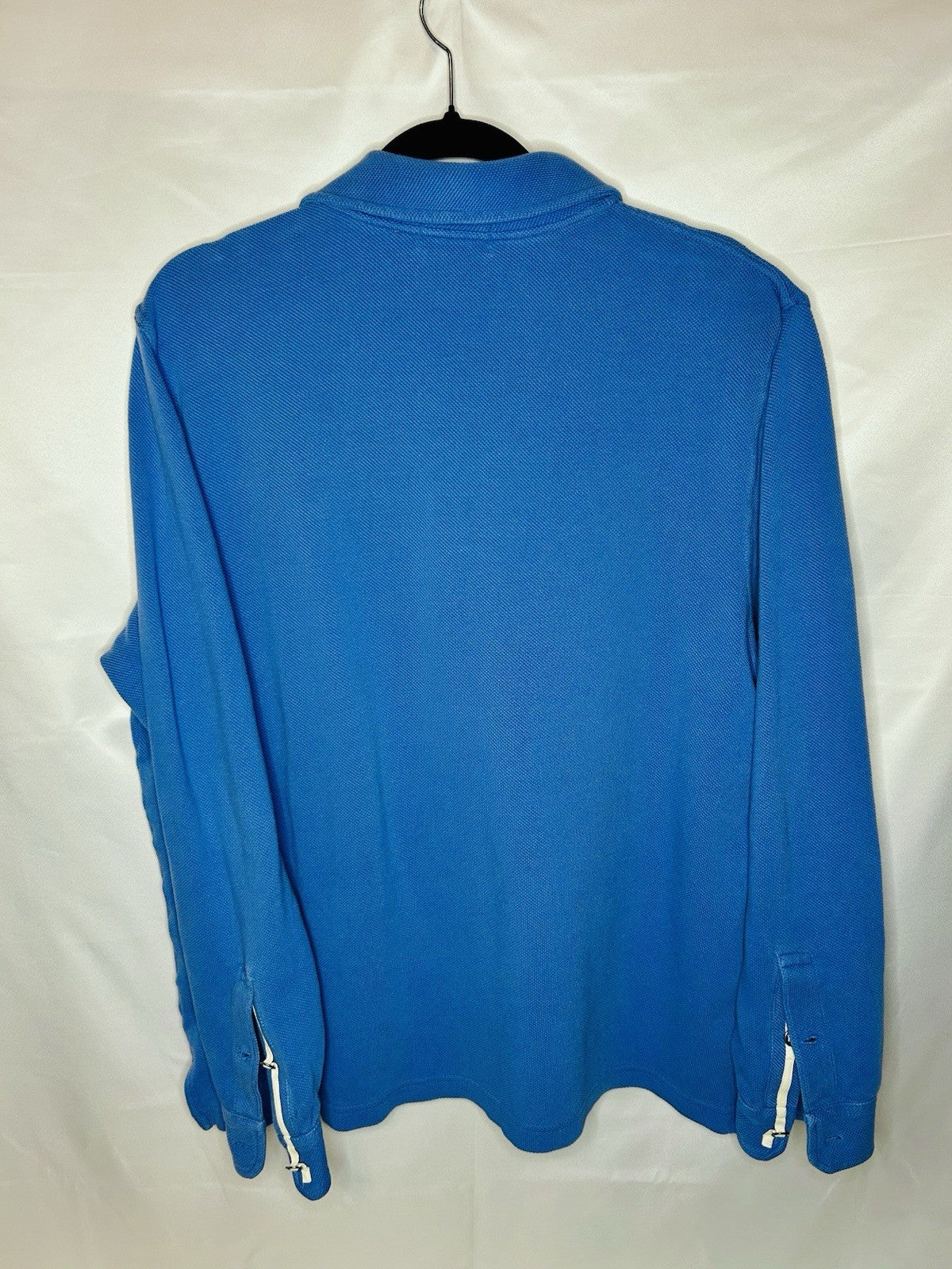 Southern Tide Skipjack Polo Long Sleeve Casual Shirt Blue Men's Large