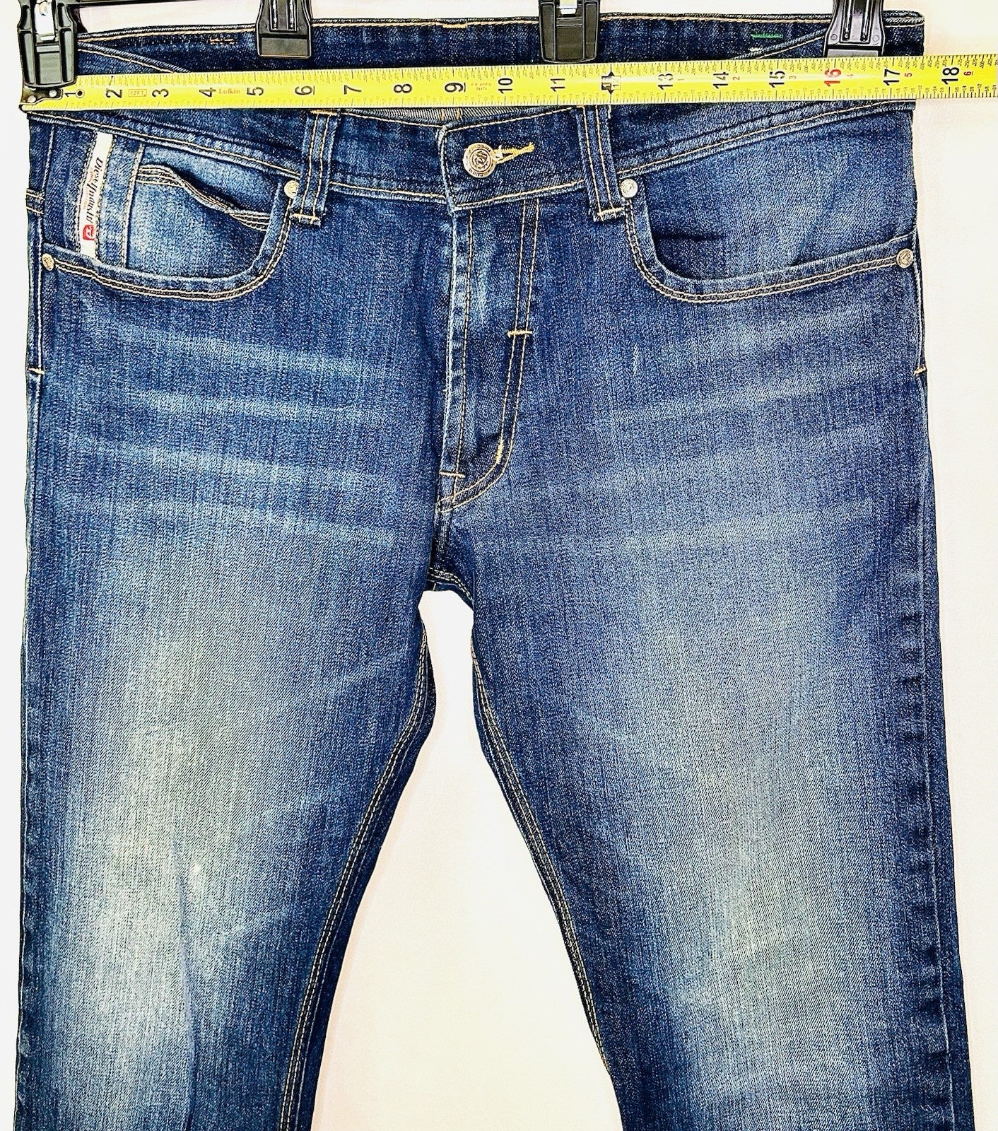 Diesel Larkee Jeans Men's Regular Straight Leg Size 34x30 Dark Wash