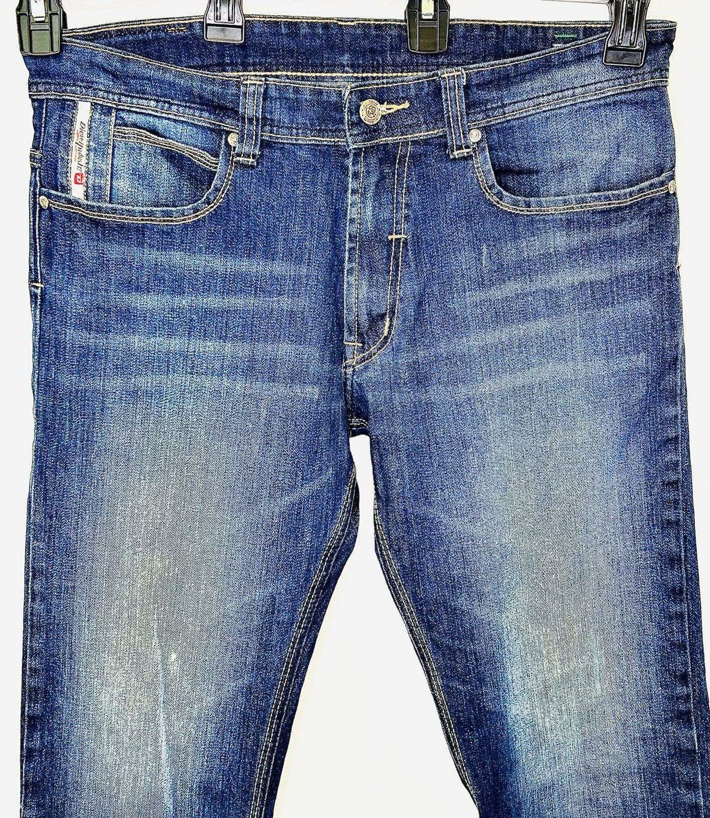 Diesel Larkee Jeans Men's Regular Straight Leg Size 34x30 Dark Wash