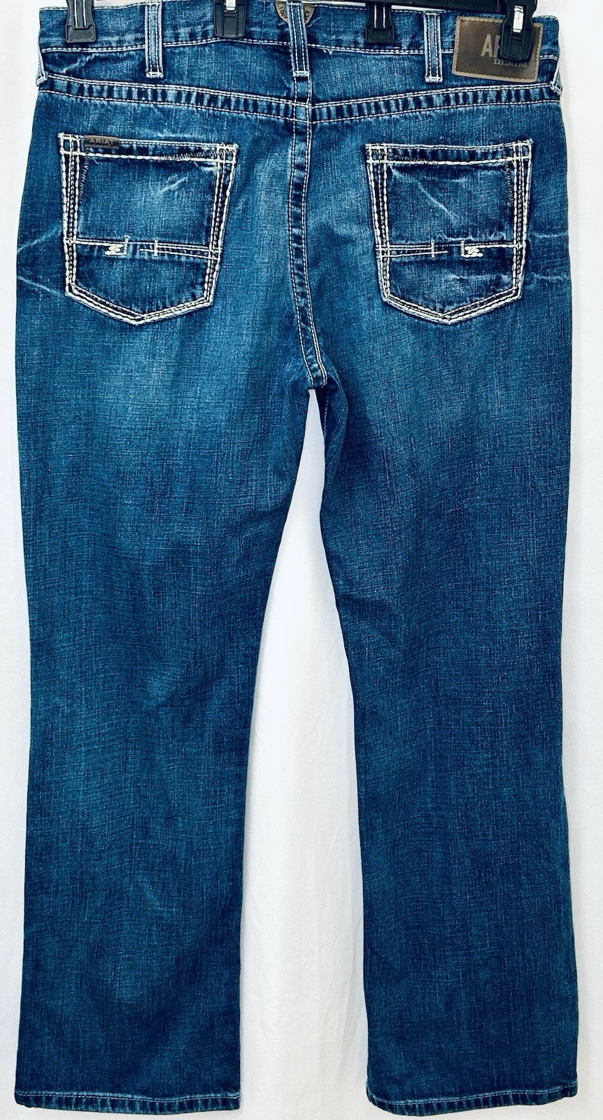 Ariat M5 Slim Straight Leg Blue Jeans Denim Mens Size 36x32