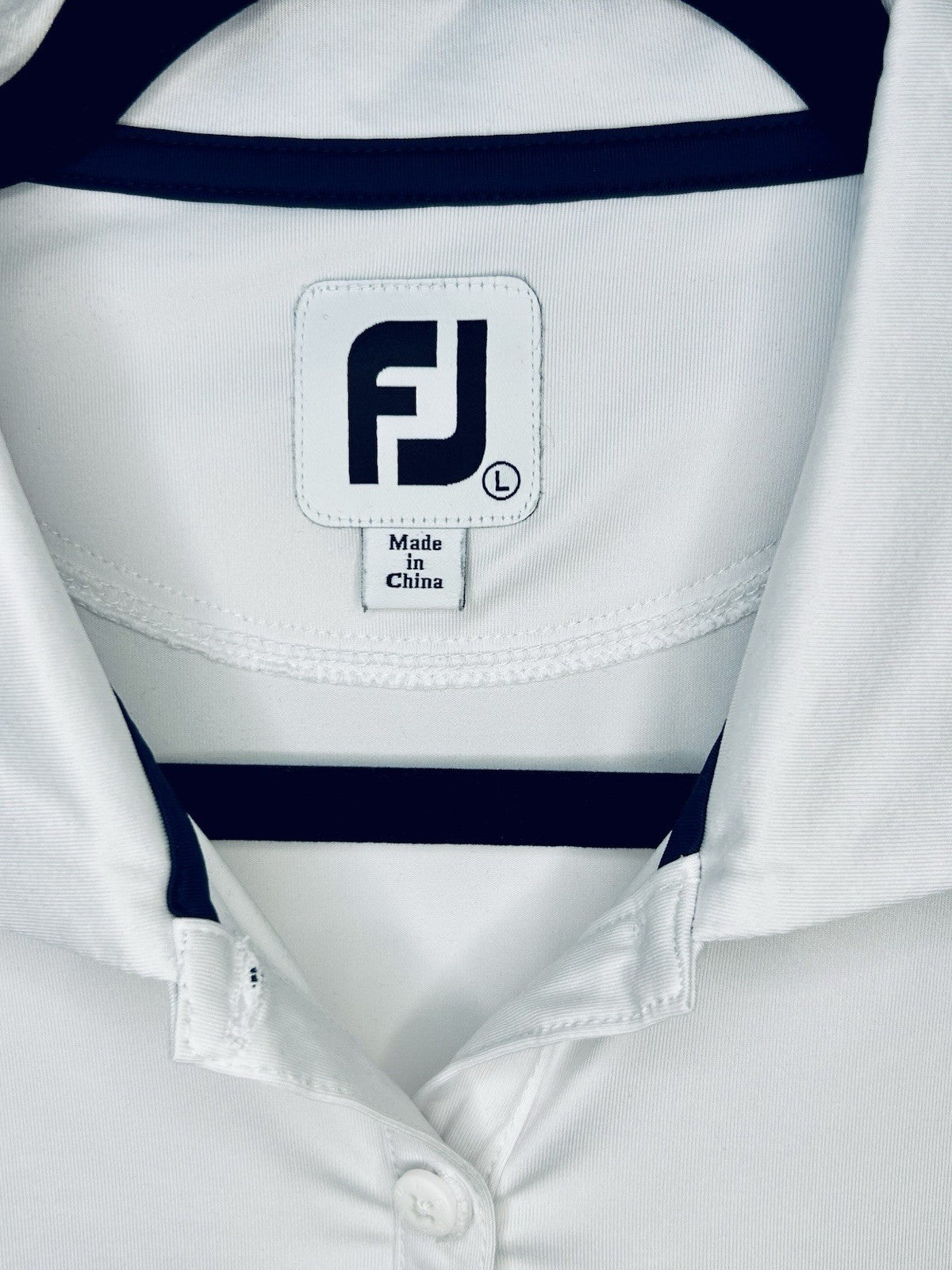 FJ Women’s Large White Golf Polo / FootJoy Women’s Golf Polo