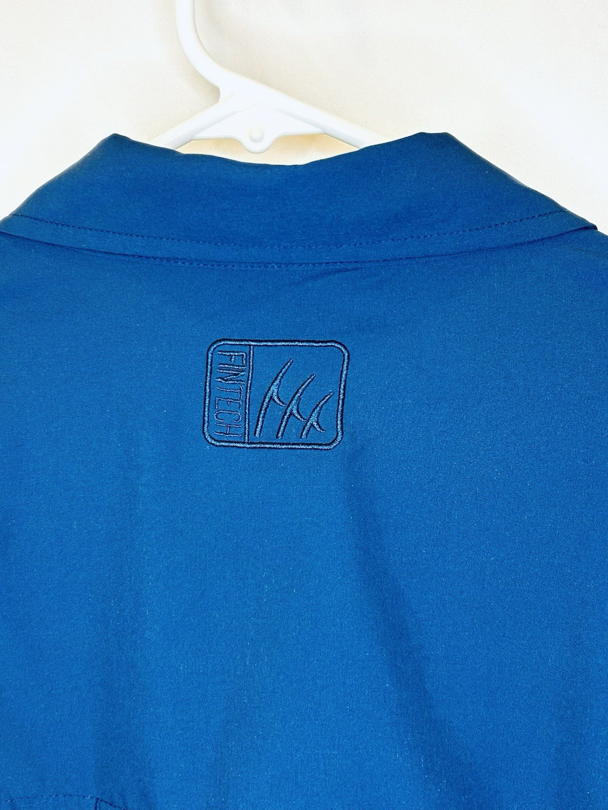 Fintech Fishing Deep Sea Long Sleeve Shirt w\ Vented Back Blue XL