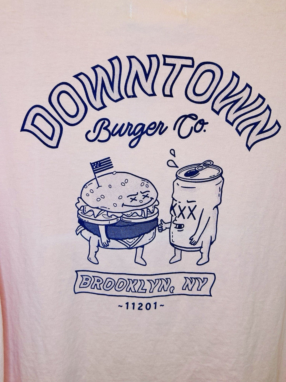 T-Bar X Cotton On Downtown Burger Co. Brooklyn, NY Graphic T-Shirt Men’s XL