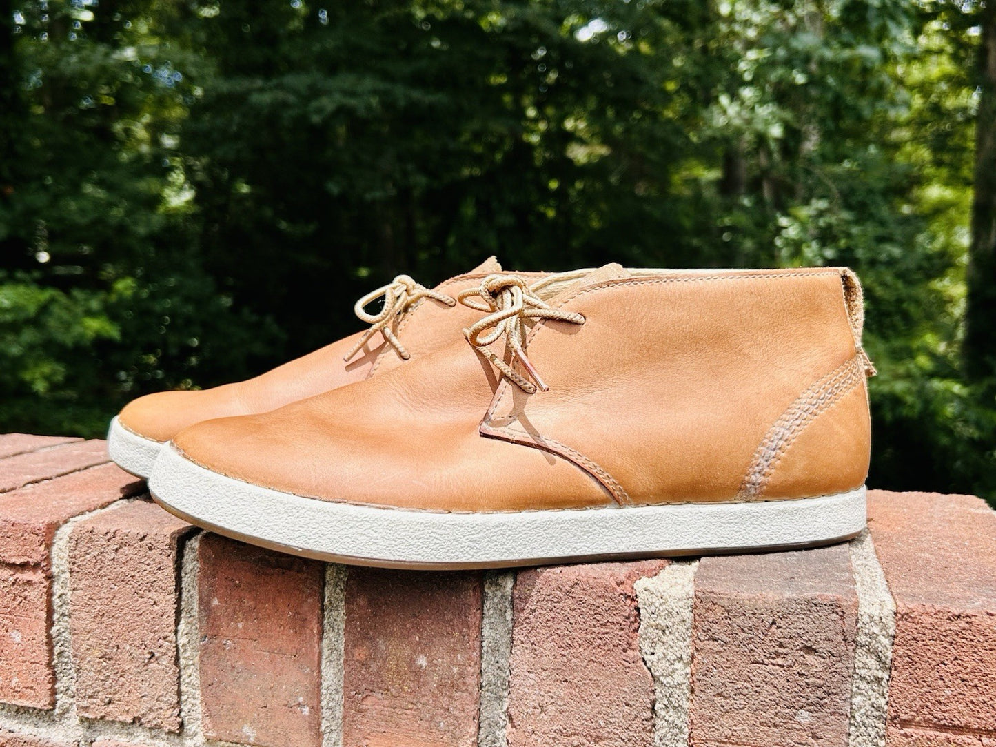 Olukai Papaku ‘Ili Men’s Waterproof Leather Chukka Boots Size 11.5 US