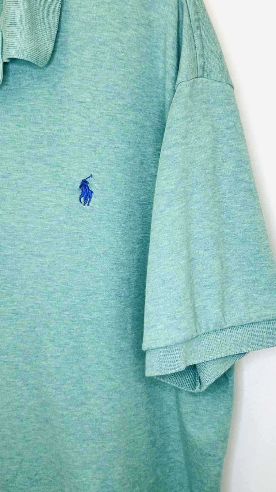 Polo Ralph Lauren Men Sz L Classic Fit Green Short Sleeve Pony Logo Polo Shirt