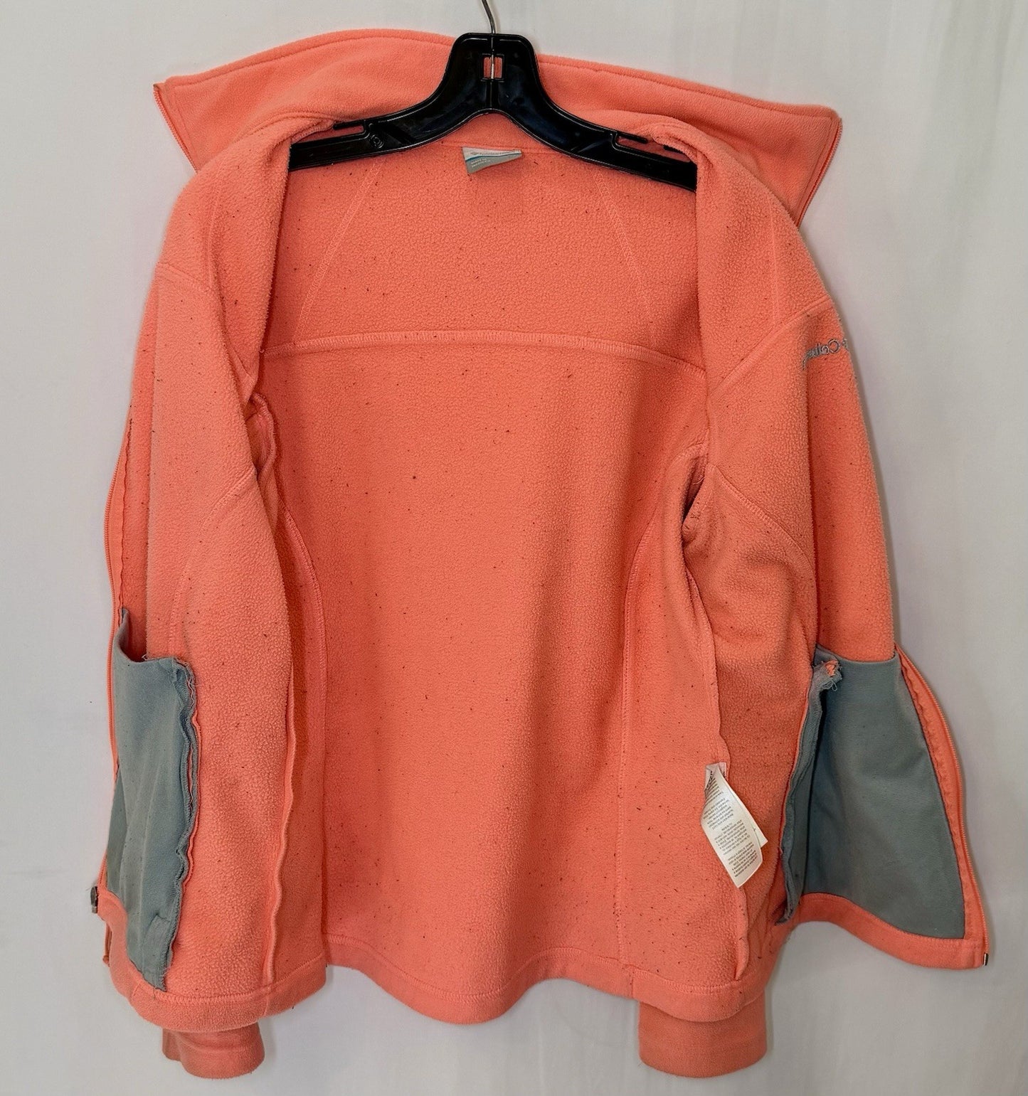 Columbia Jacket, Women's Size Large, Pink, Full Zip, Pocket on arm