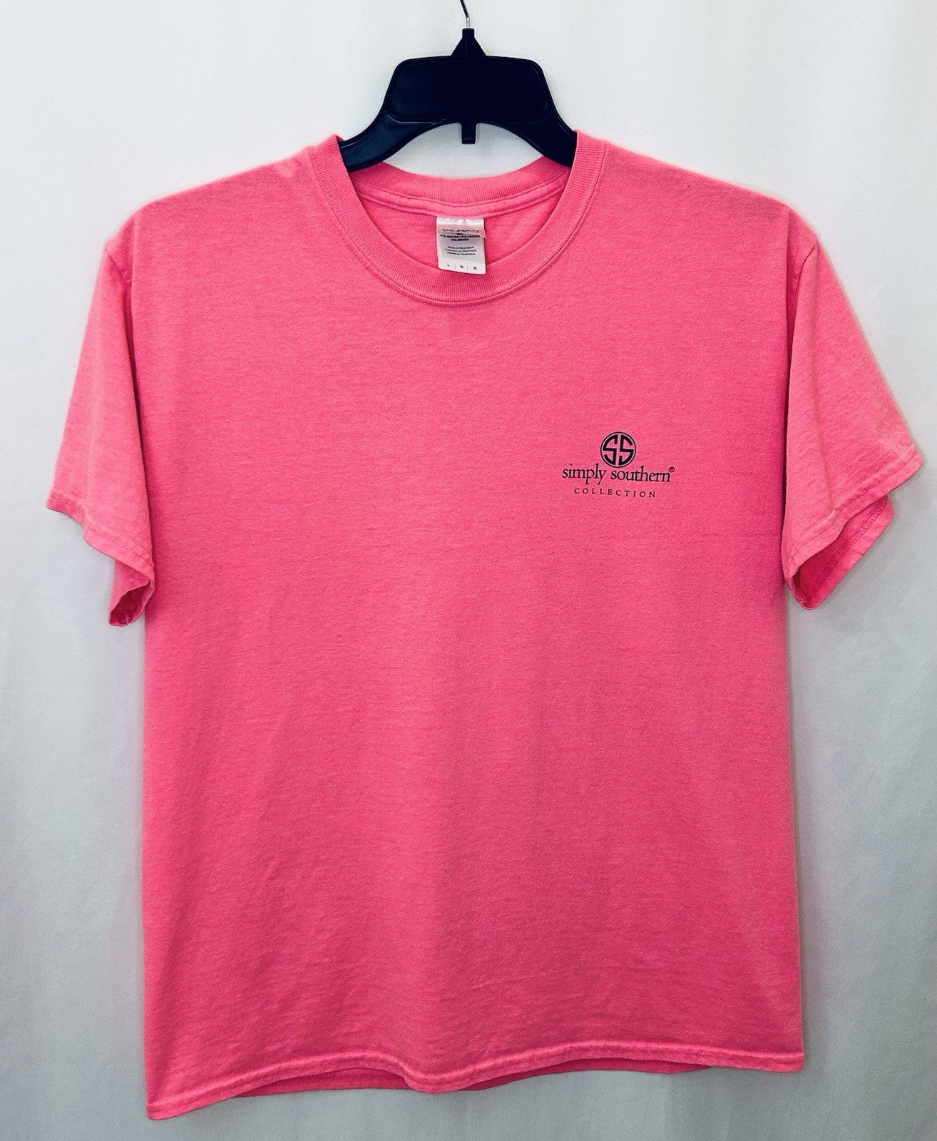 SIMPLY SOUTHERN - ELEMENTS OF THE PREP LIFE - Pink Short Sleeve SHIRT - L Large