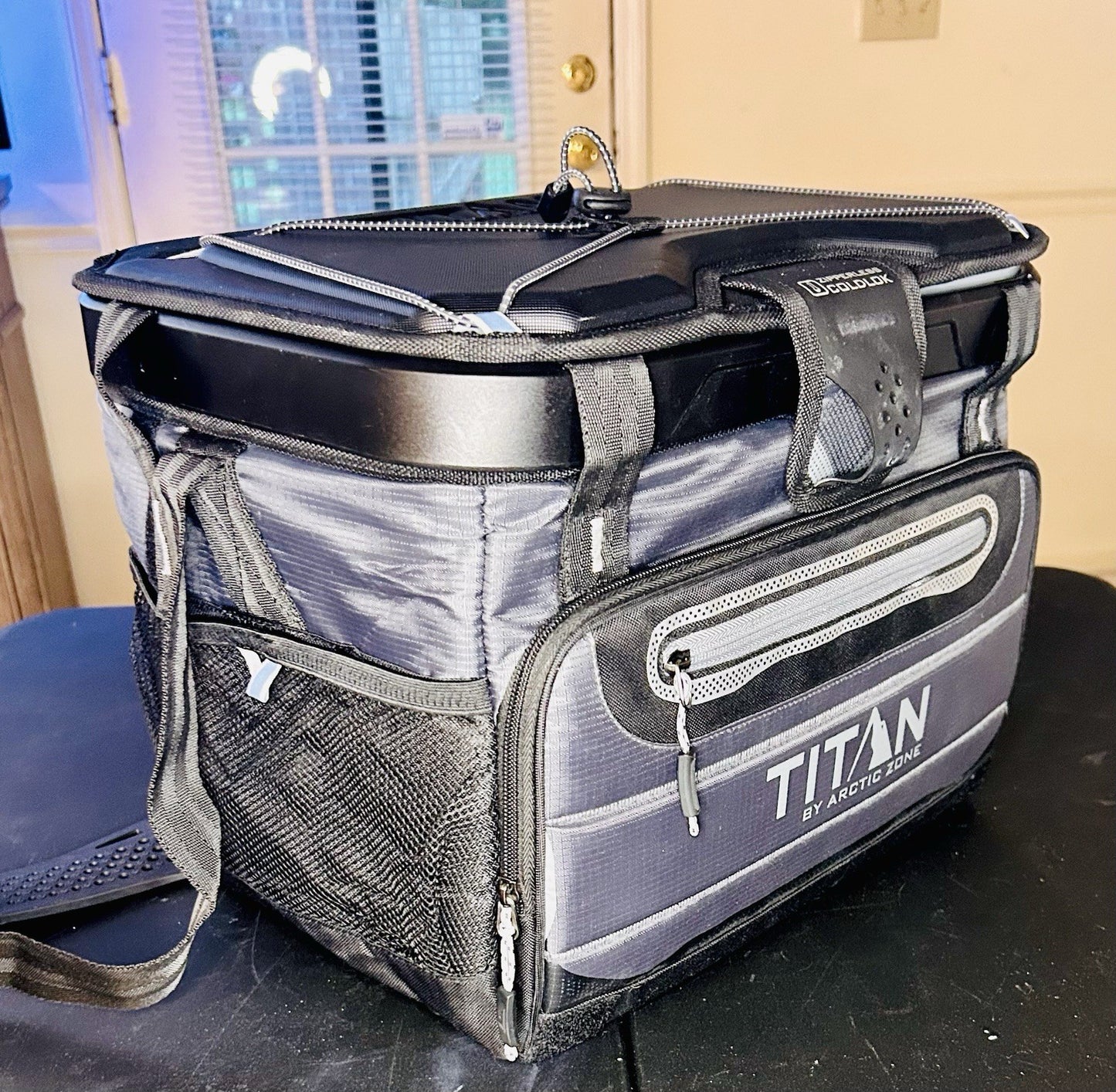 Titan by Arctic Zone 40 Can Collapsible Cooler with 2 Drink Holders - Used Twice