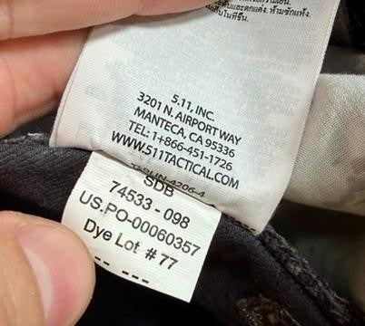 5.11 Tactical Mens Pants 42x30 Gray Canvas Utility Cargo Workwear Outdoor