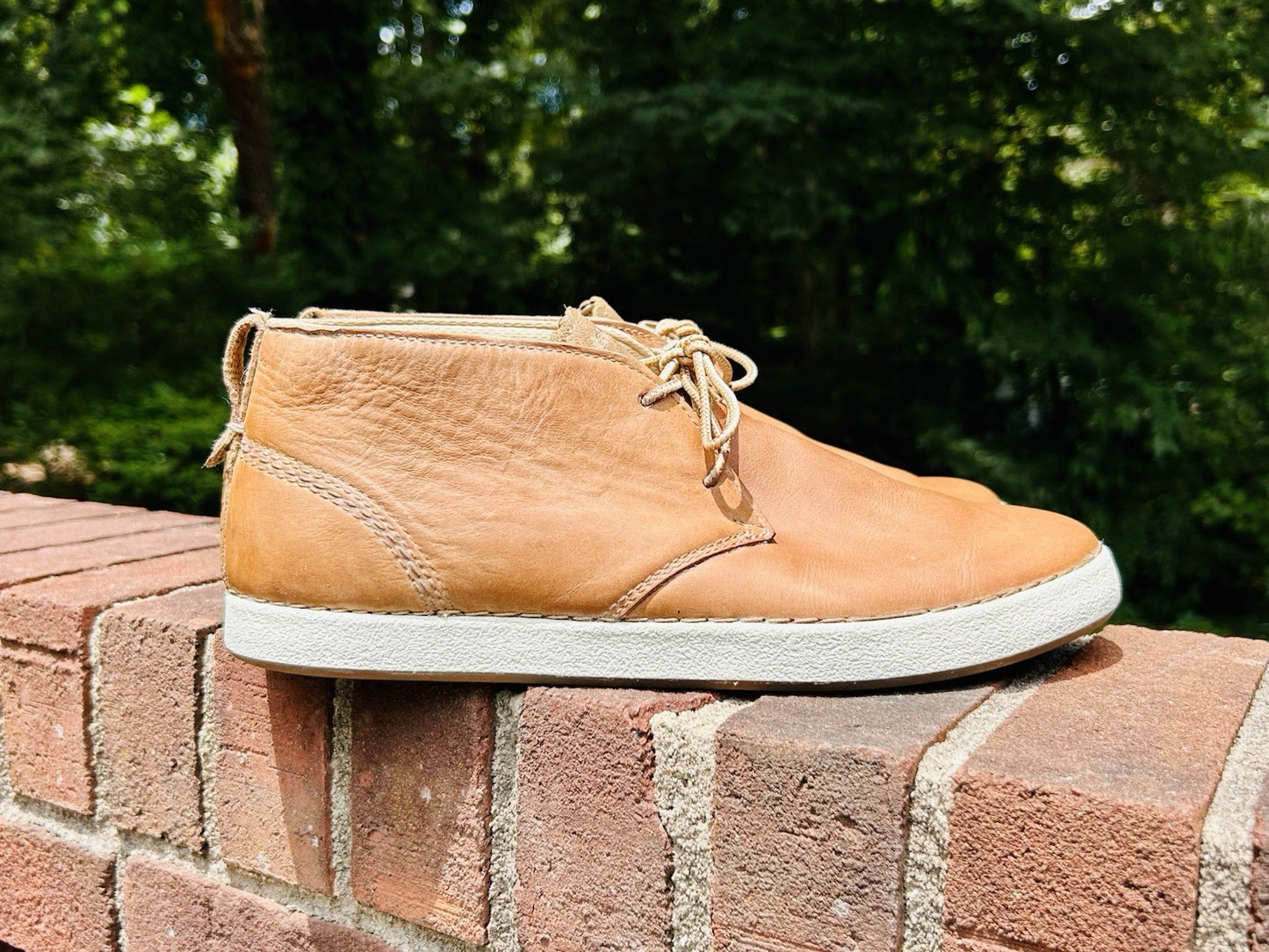 Olukai Papaku ‘Ili Men’s Waterproof Leather Chukka Boots Size 11.5 US