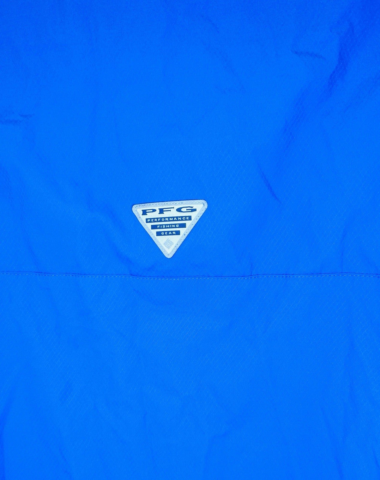 Columbia PFG Performance Fishing Shirt Small Omni-Shade L/S Button Up Blue