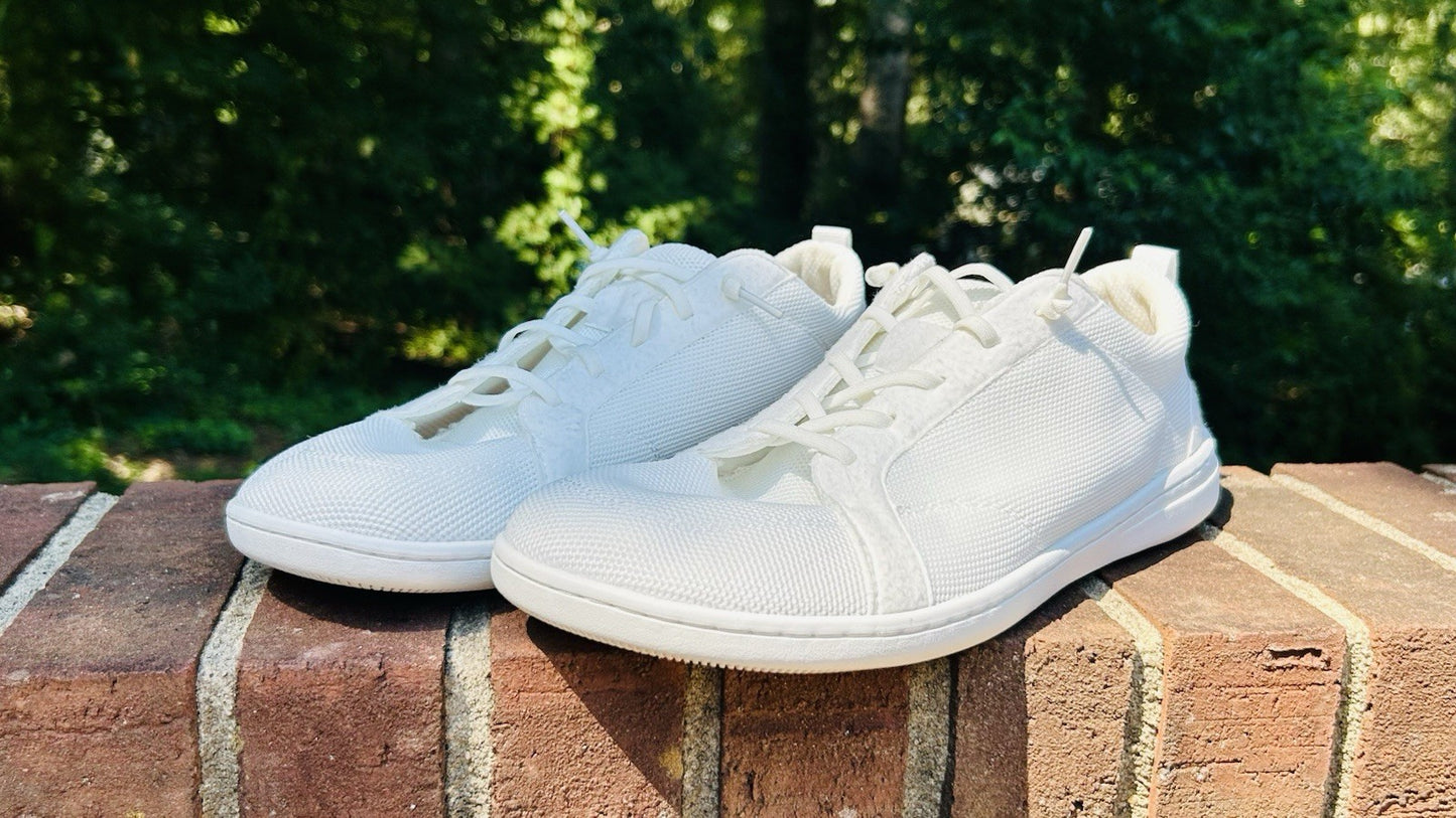 Barefoot Wide Toe Box Shoes / Minimalist / US Size 11 / EU Size 44 / White