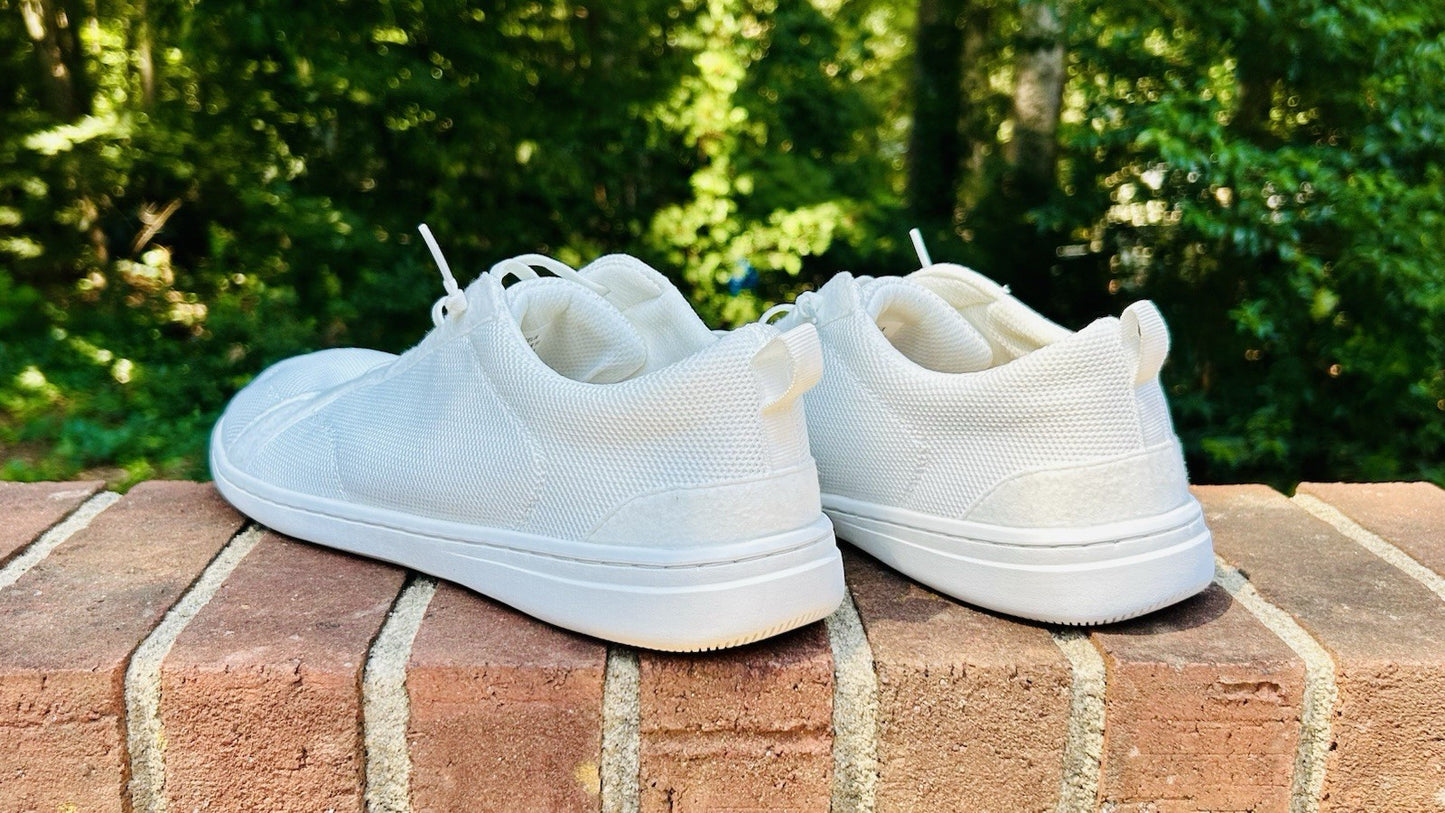 Barefoot Wide Toe Box Shoes / Minimalist / US Size 11 / EU Size 44 / White