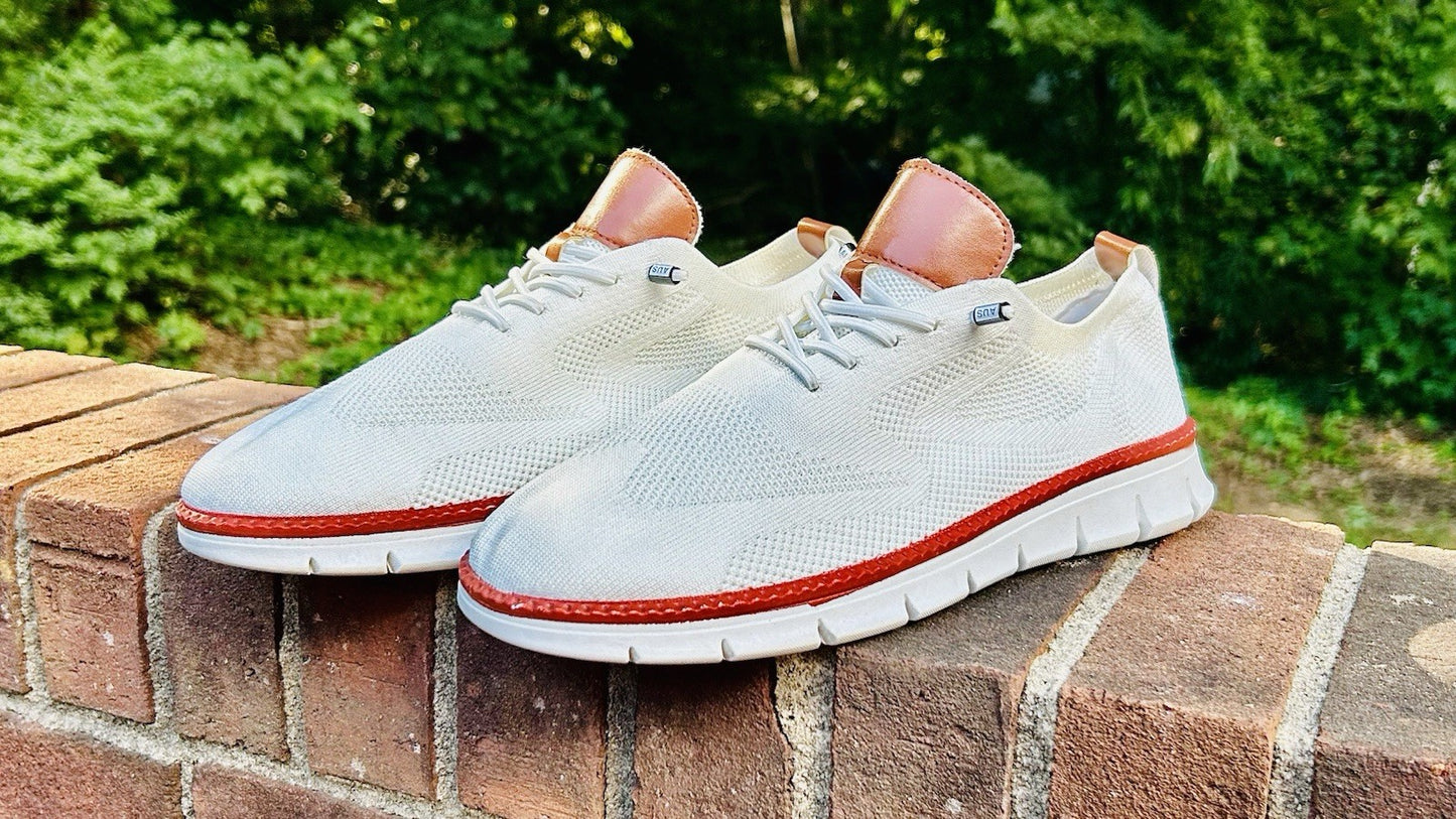 Unbranded Size US 12 / EU 45 Casual Walking Shoes Light Breathable / White Mesh