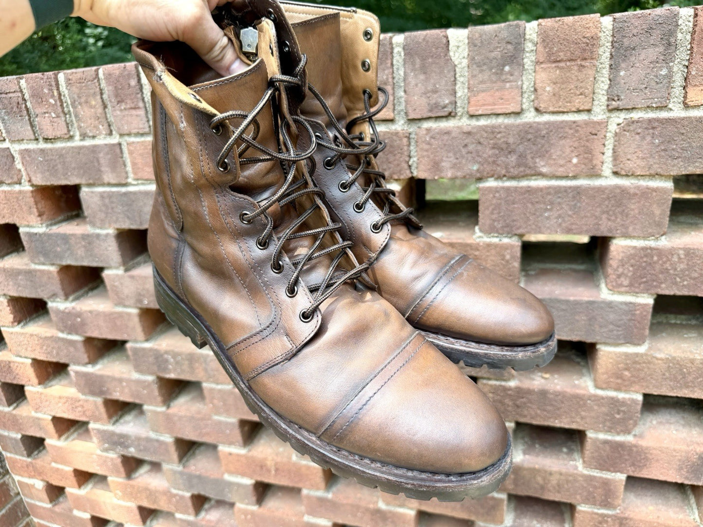 Thursday Boot Co Casa Moto Anejo Leather Zip Boots Men’s 12.5 House Of Friends