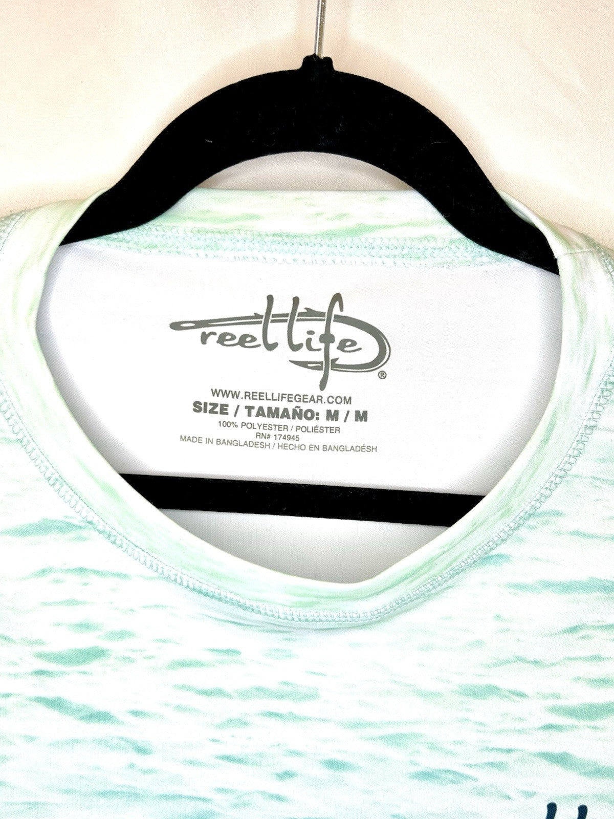Reel Life Men's Sun Defender Long Sleeve UV Tee Medium