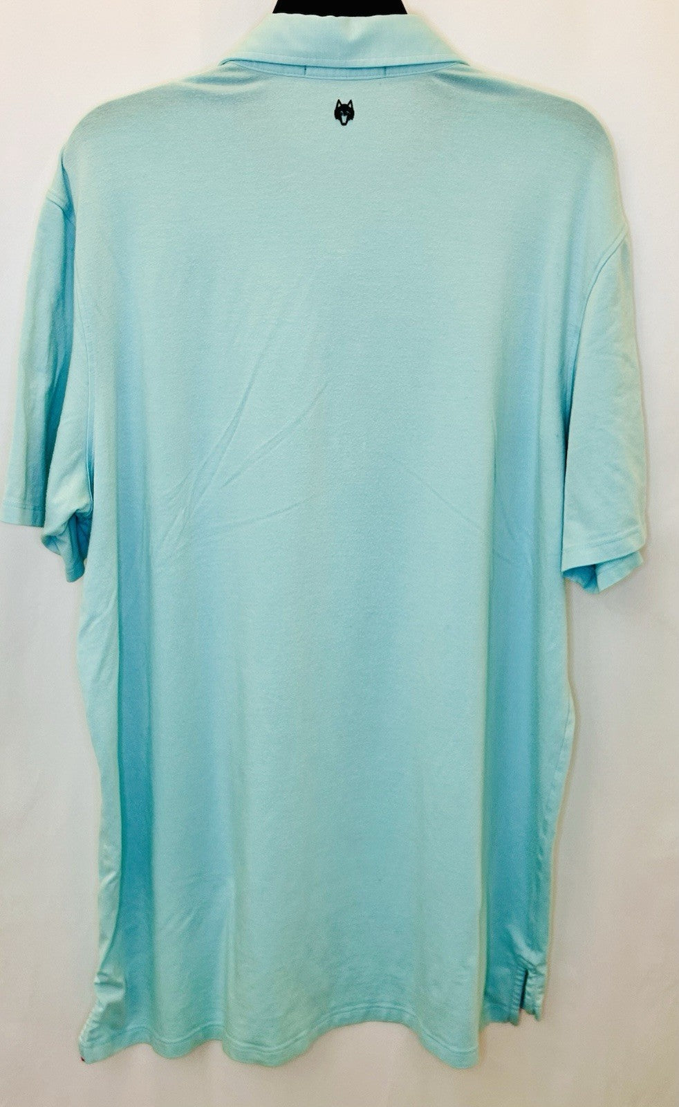 Grayson Golf Polo Men Shirt XL Aqua Blue Short Sleeve Performance Casual Stretch