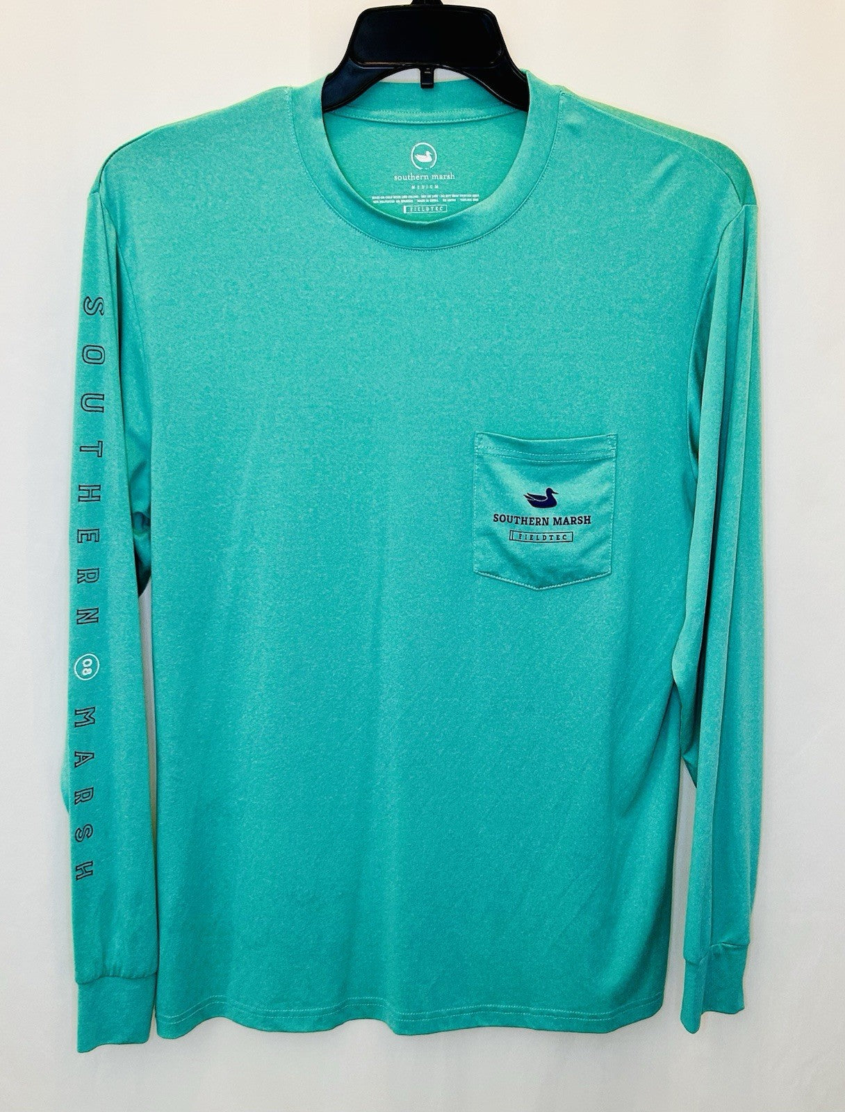 Southern Marsh FieldTec Featherlight Tee - Navigation - Mint - Men’s Medium M