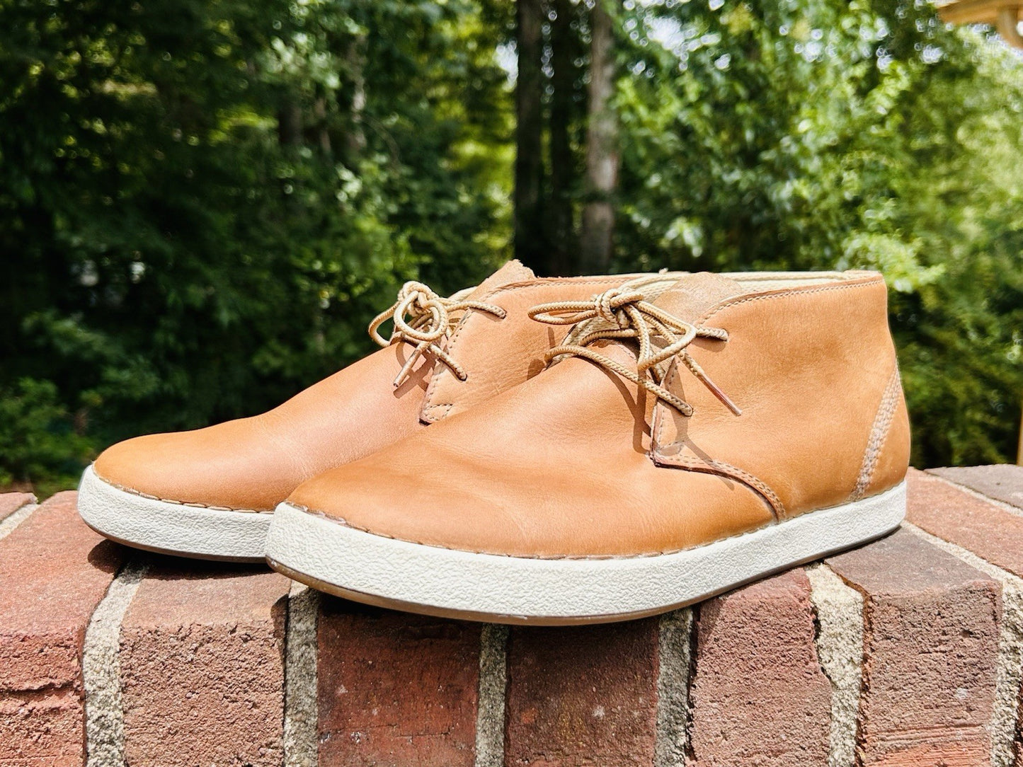 Olukai Papaku ‘Ili Men’s Waterproof Leather Chukka Boots Size 11.5 US