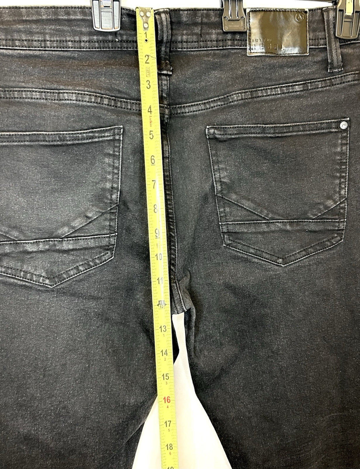 Artful Rebel Jeans Men's 34x32 Black Denim Slim Straight Leg