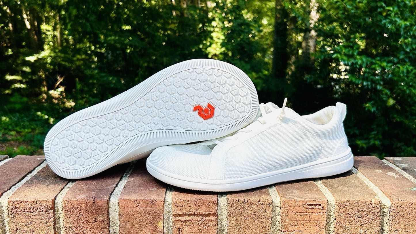 Barefoot Wide Toe Box Shoes / Minimalist / US Size 11 / EU Size 44 / White