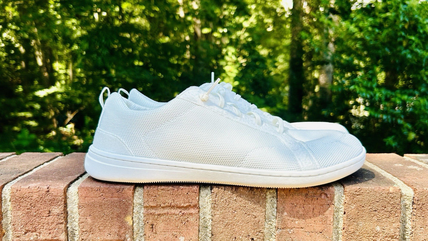 Barefoot Wide Toe Box Shoes / Minimalist / US Size 11 / EU Size 44 / White
