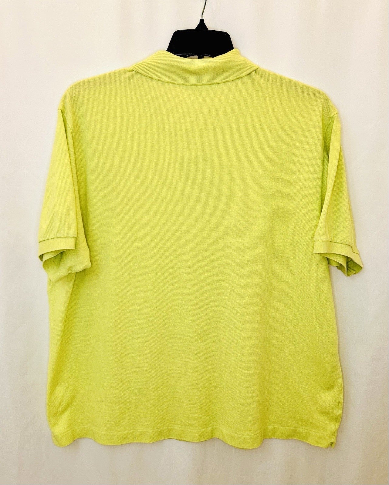 Lacoste Lime Green Devanlay Pique Mesh Polo Shirt Men’s Size 9