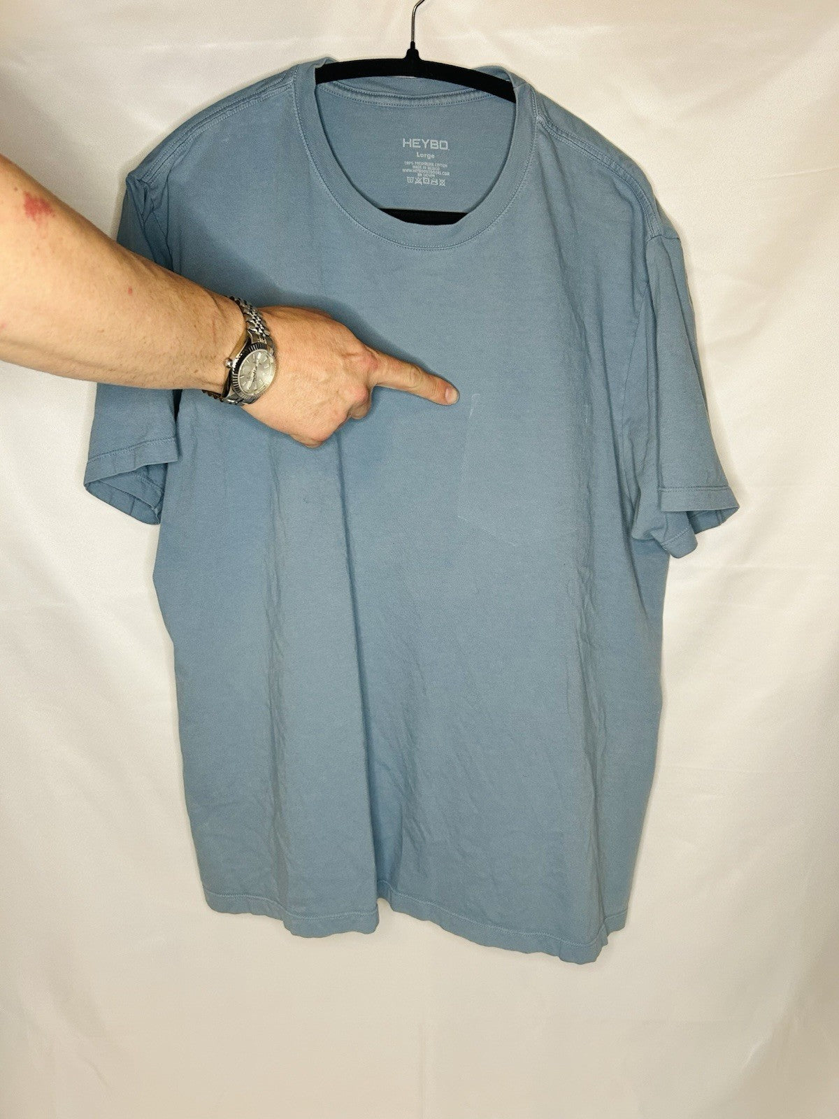 Heybo Topwater Lure Ring Spun T-Shirt - Men’s Large