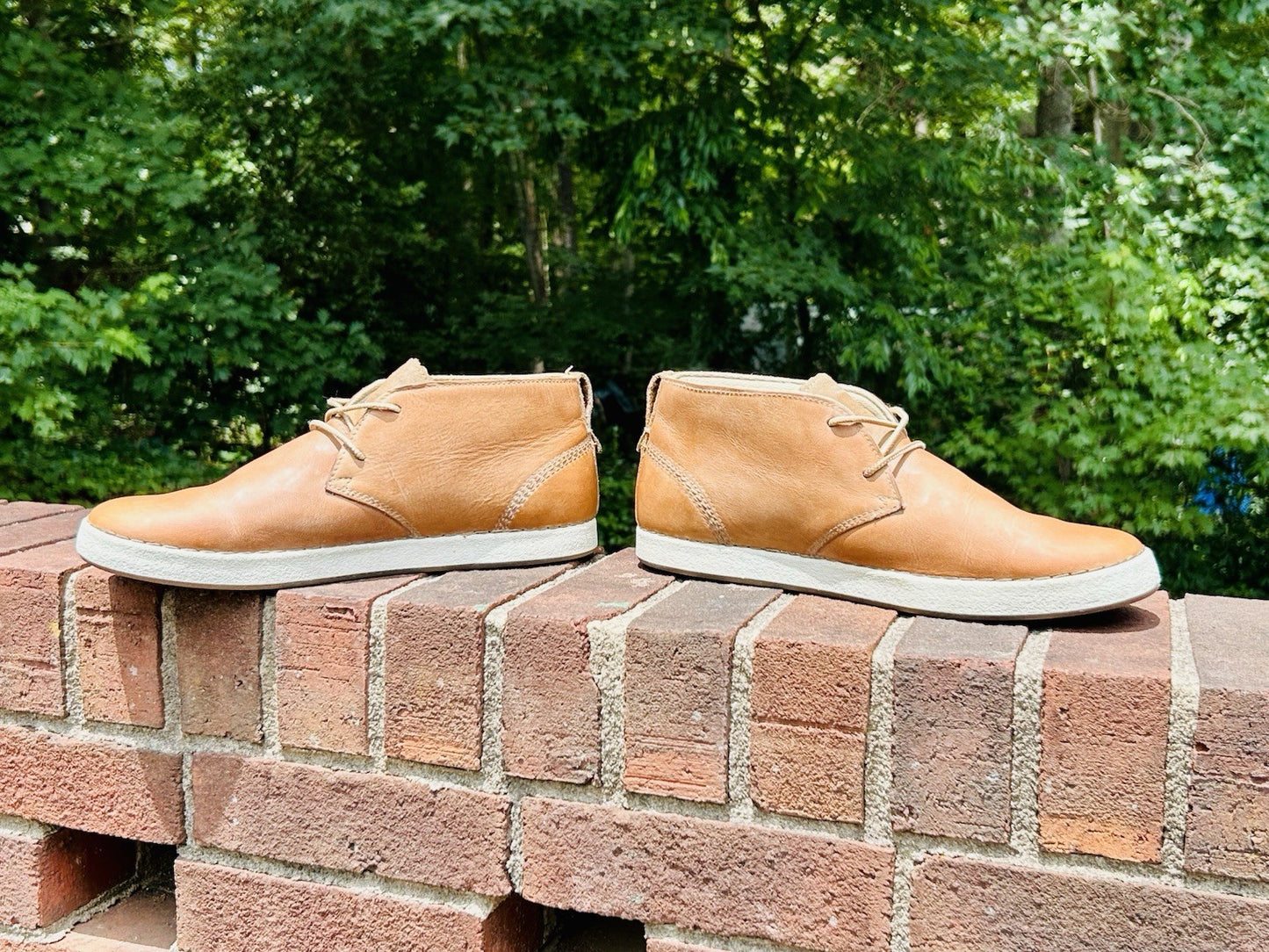 Olukai Papaku ‘Ili Men’s Waterproof Leather Chukka Boots Size 11.5 US