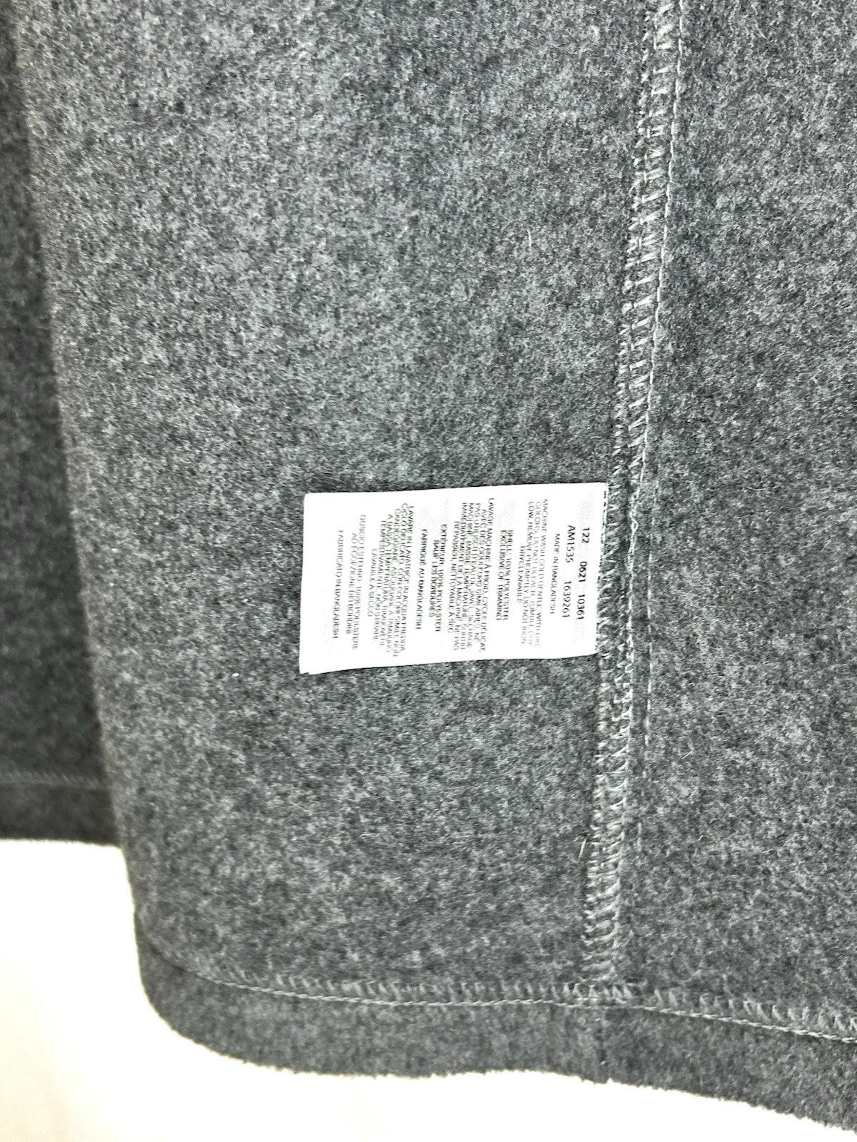 NWOT Columbia Full Zip Vest Mens L Gray Fleece Zipped Pockets Sleeveless