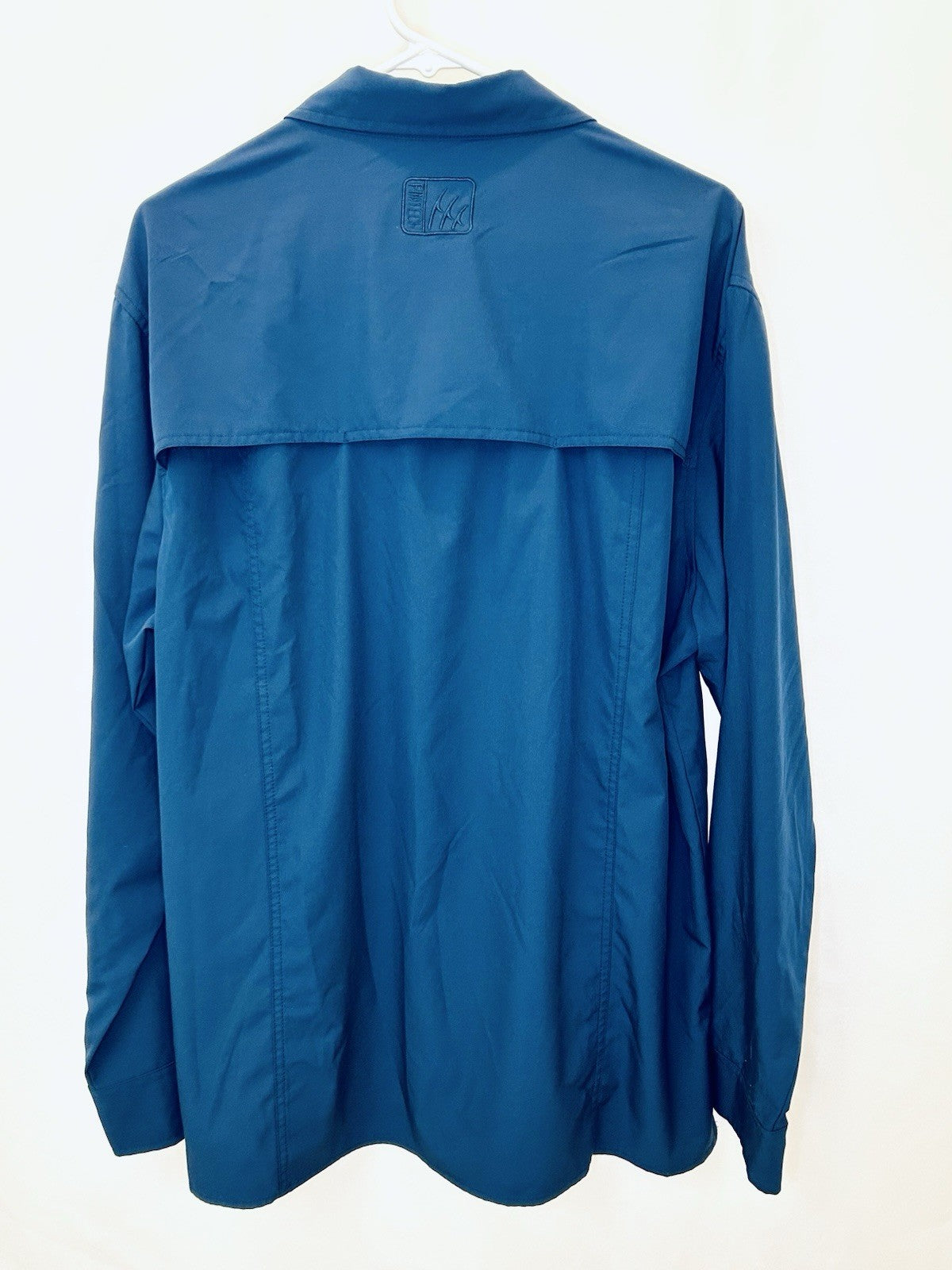 Fintech Fishing Deep Sea Long Sleeve Shirt w\ Vented Back Blue XL