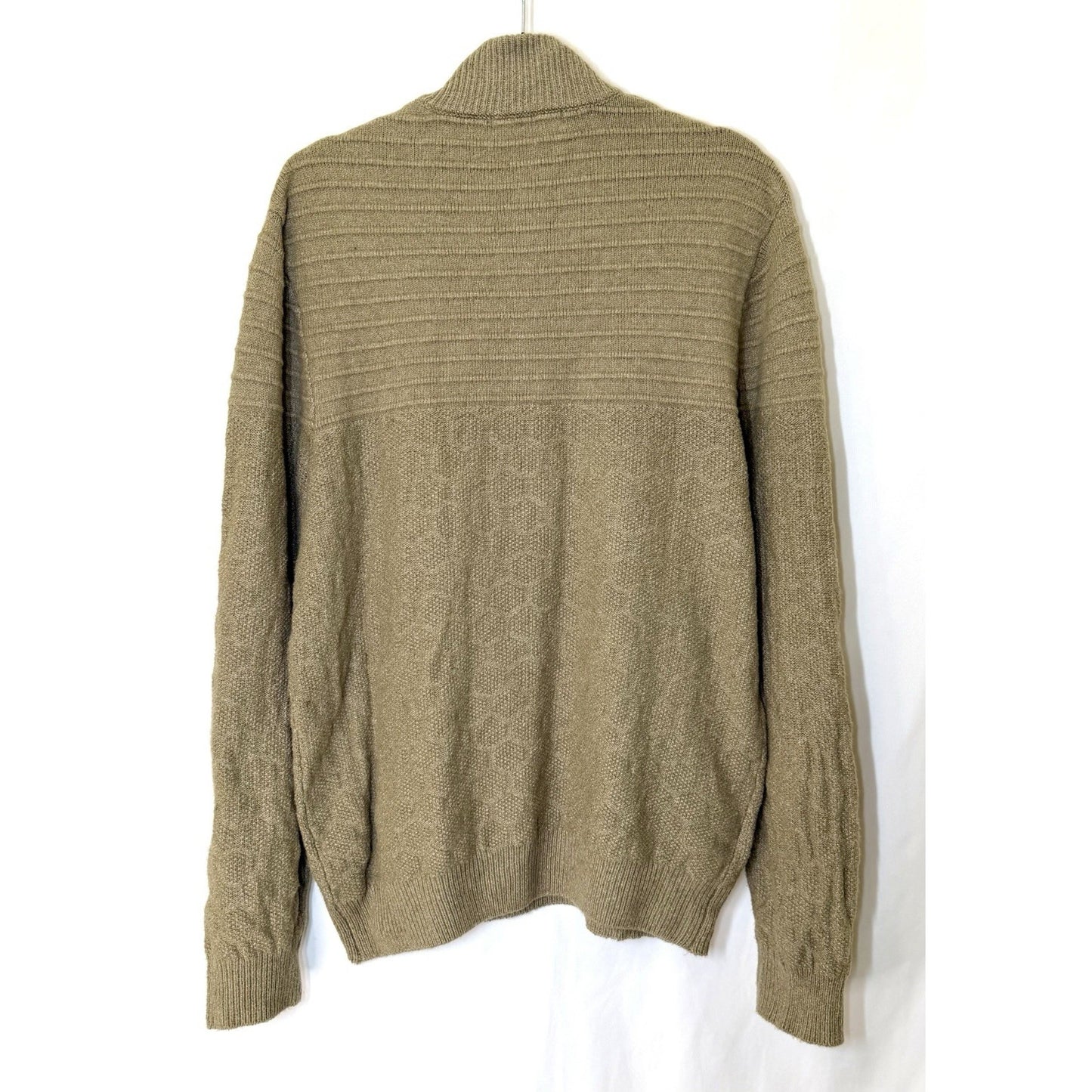 Southern Proper Men's Textured 1/4 Zip Sweater Size XL