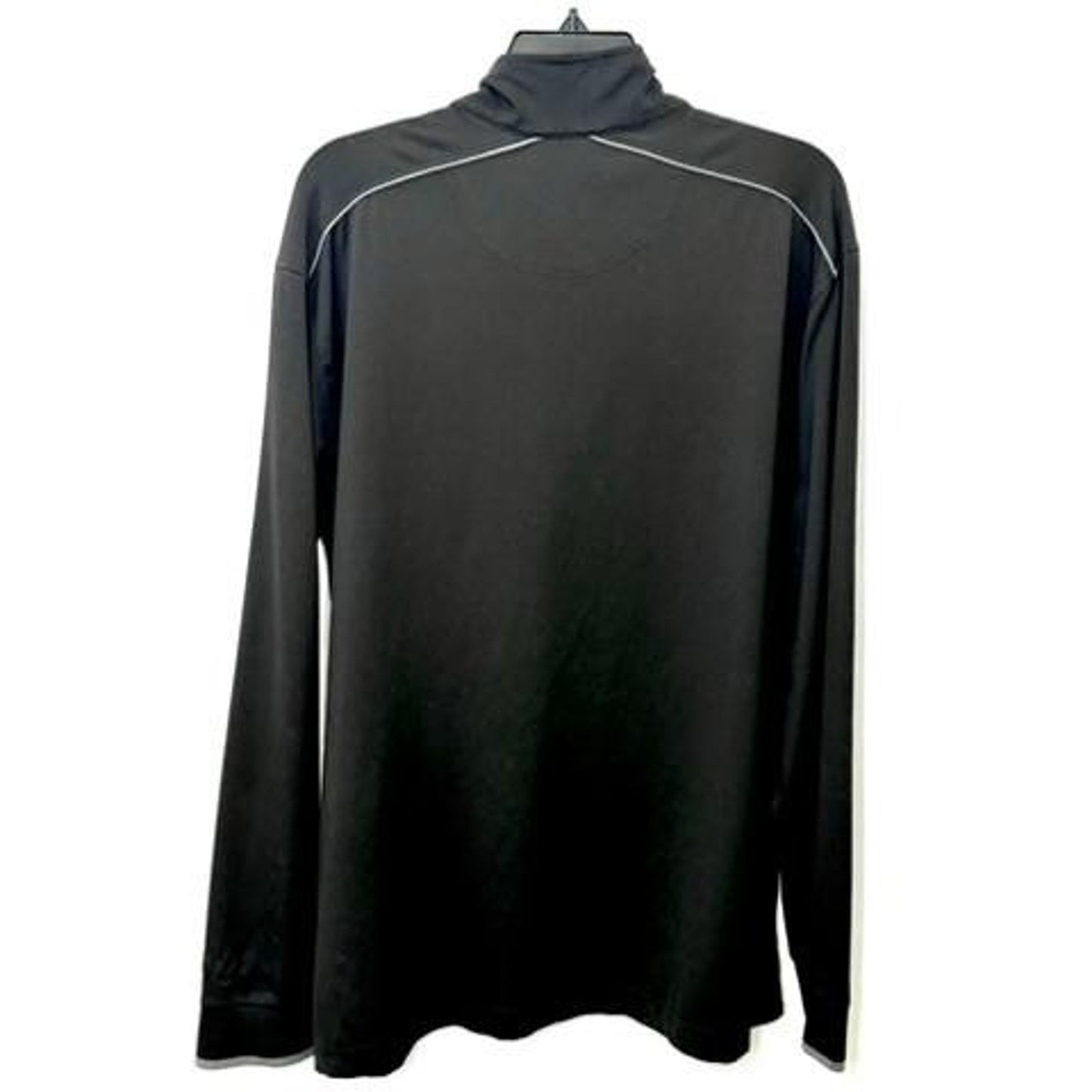 Walter Hagen Hydroproof 1/4 Zip Pullover Mens Medium Black Golf Sweatshirt