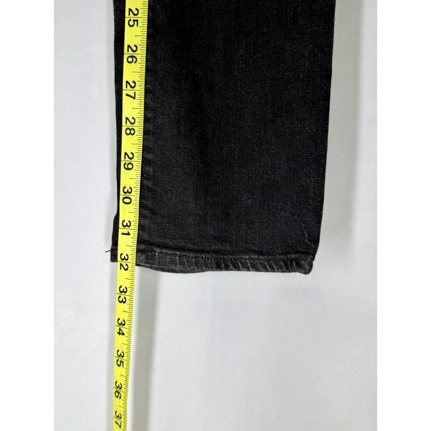 Armani Exchange J14 Skinny Jeans Mens 36 Black Denim Stretch Pants
