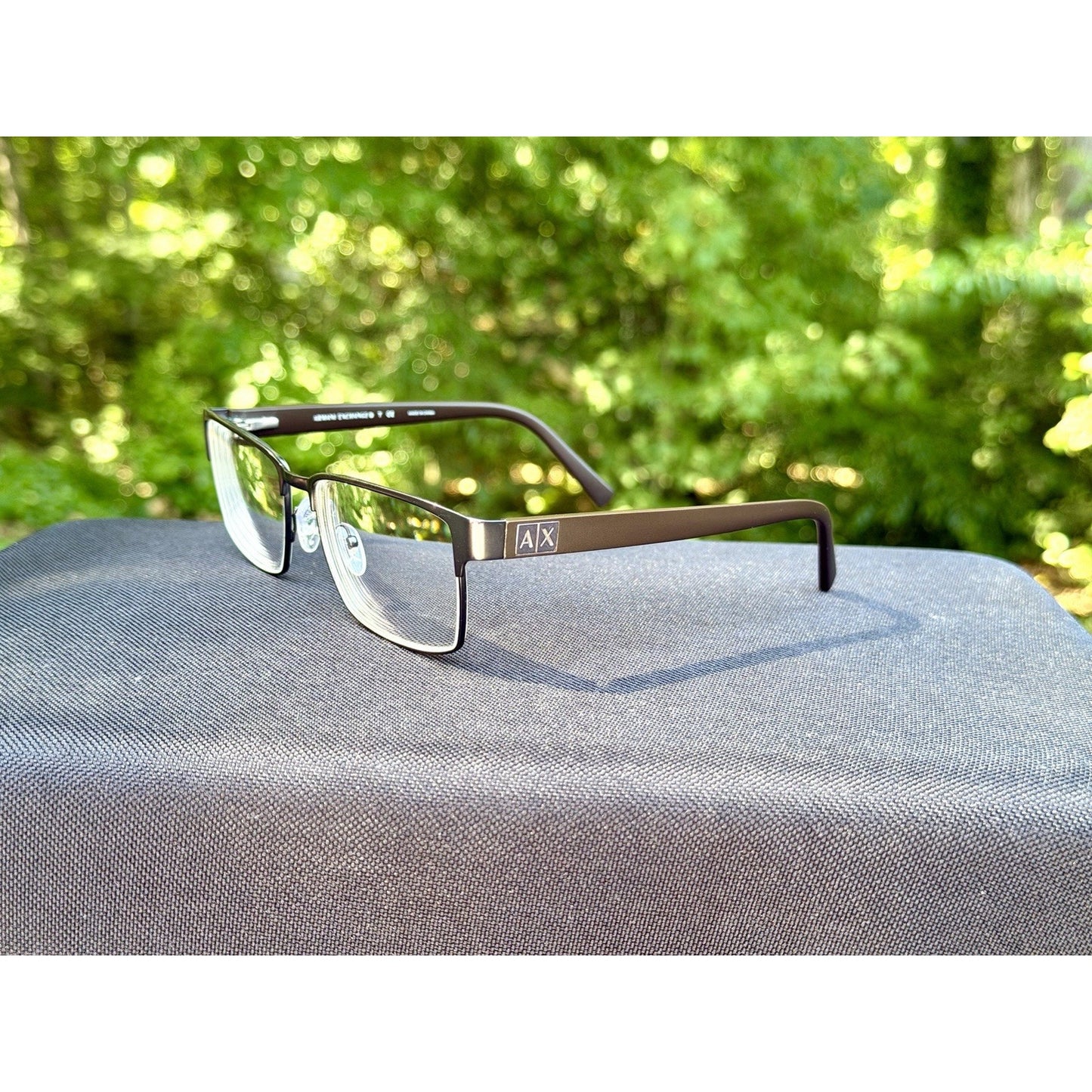 Armani Exchange AX1019 6001 Matte Brown Eyeglasses Frames Men's 54/17 140 A|X