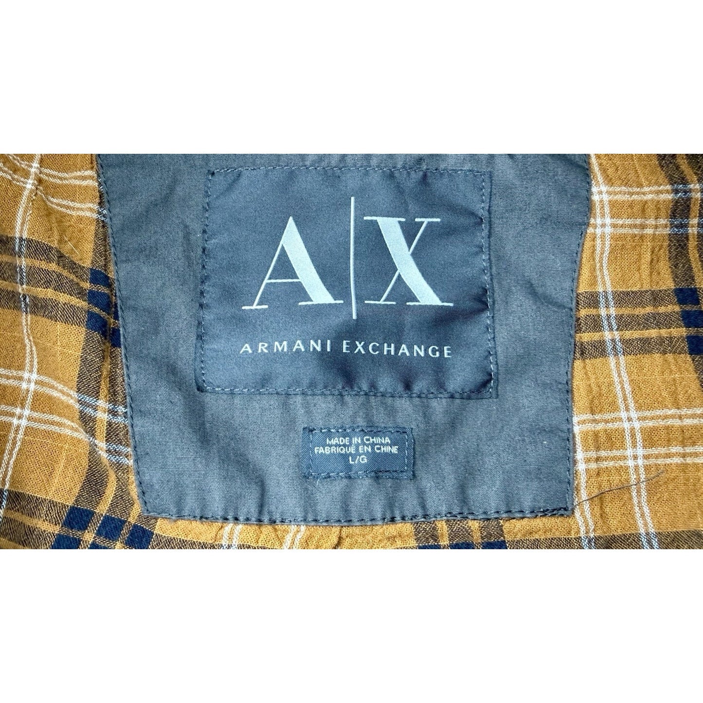 ARMANI EXCHANGE A/X Hidden Hood Dark Gray Jacket Mens Size Large - Worn Twice