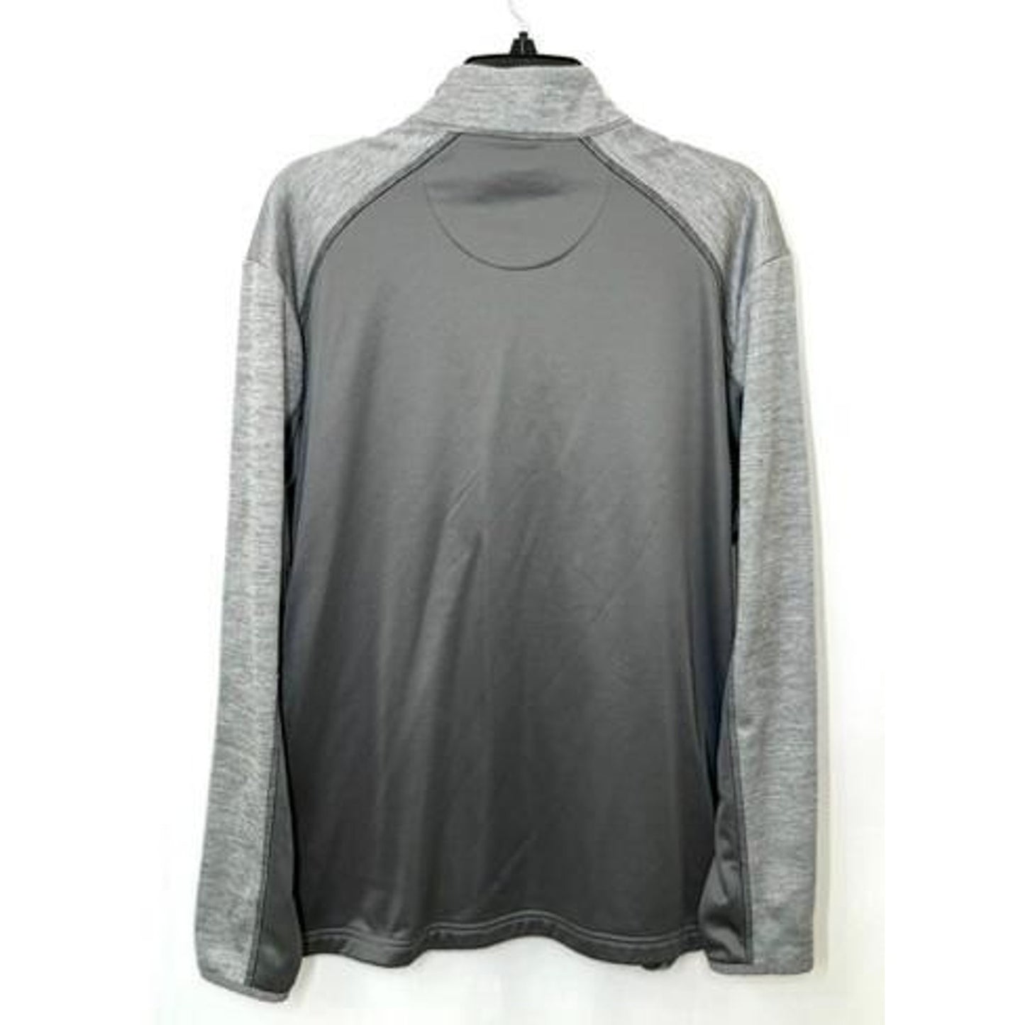 Callaway Golf Jacket Mens Large Gray 1/4 Zip Pullover Fleece Lined Windshirt