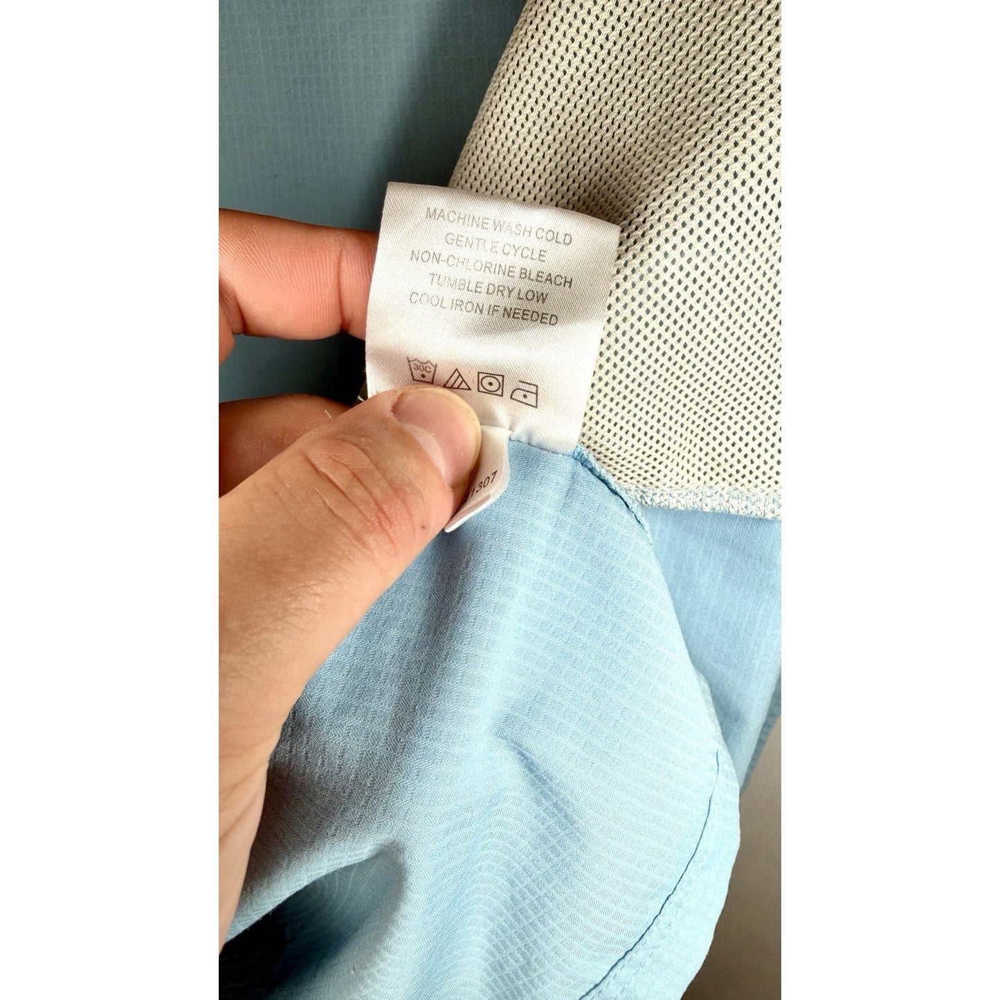 Simms Headwaters Double Haul Fishing Shirt Mens Size Large Light Blue Breathable